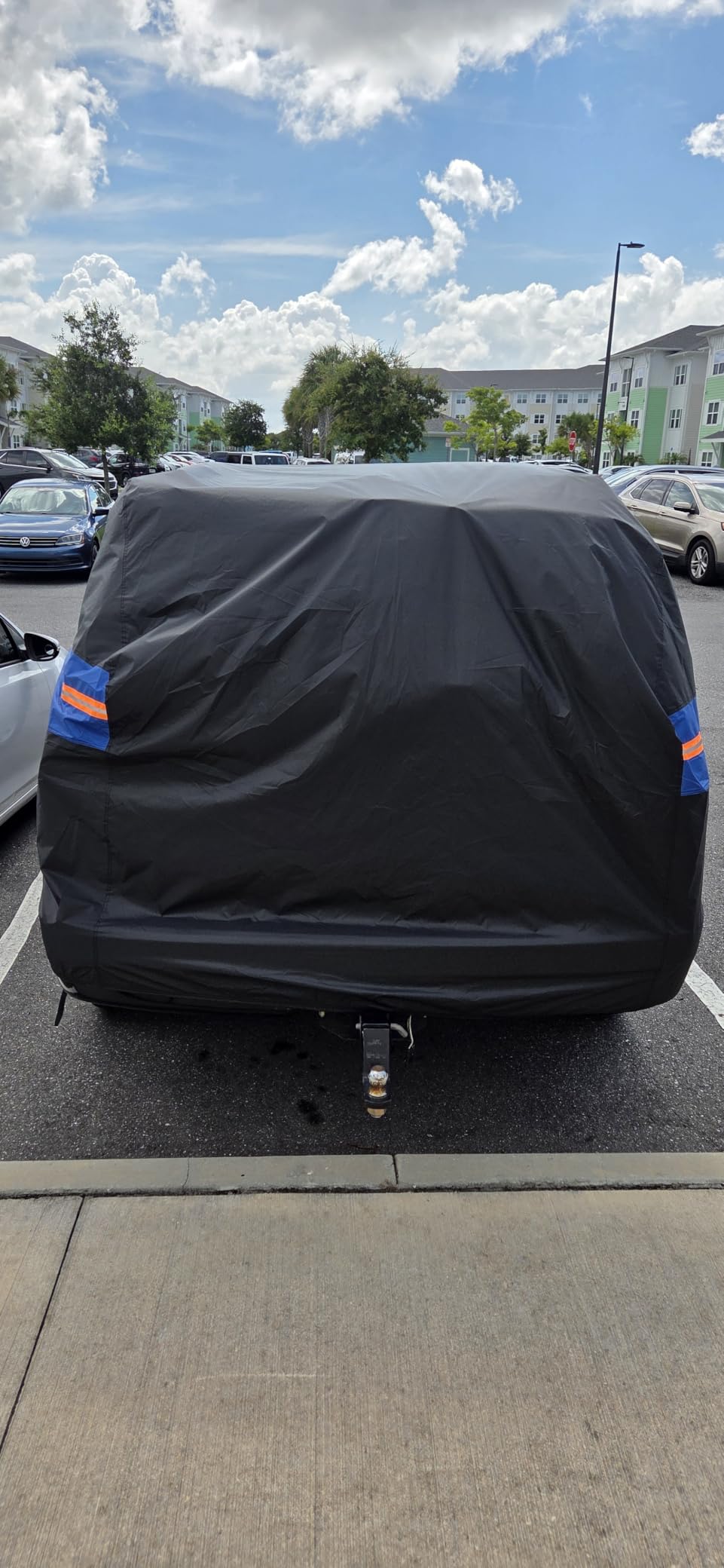 Pickup Truck Cover Waterproof All Weather, Outdoor Pickup Cover Sun Dust Protection, Fit Chevrolet C10 S10 Colorado, Ford F100 Ranger, GMC Canyou, Dodge Dakota etc (up to 210 inch) customer photo 1