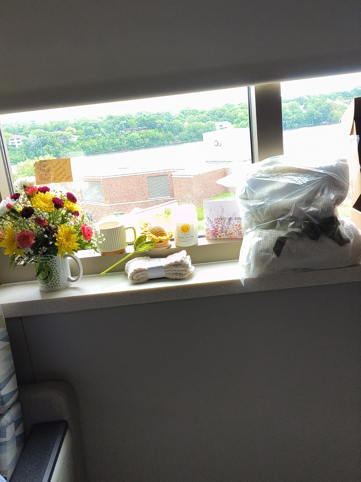Anforsun Sending Sunshine Sunflower, Thinking of You Care Package Unique Gift Baskets for Women, Best Friend Birthday and Get Well Soon customer photo 1