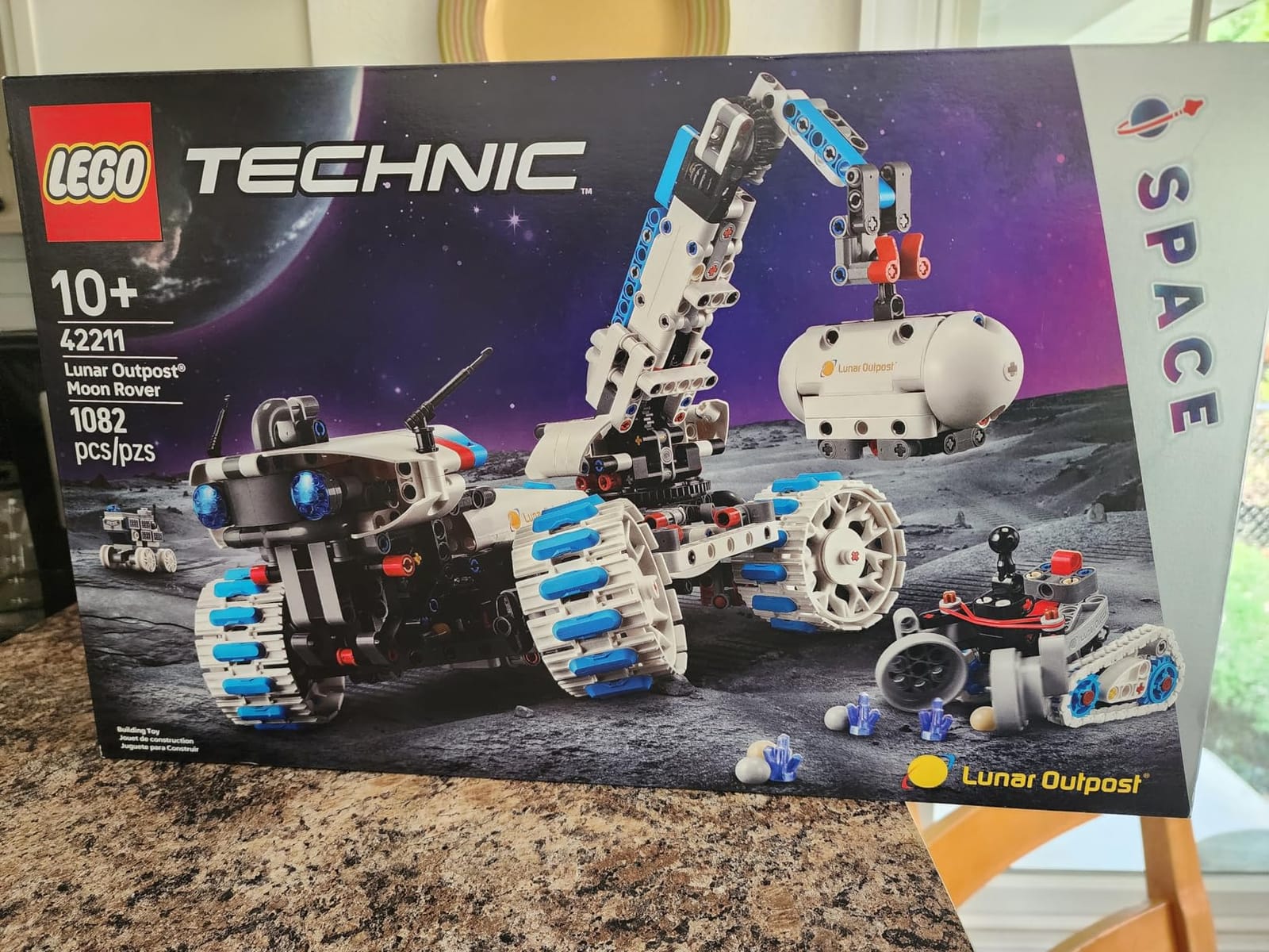 LEGO Technic Lunar Outpost Moon Rover Space Vehicle Building Toy - All-Terrain Explorer for Kids, Boys & Girls, Ages 10+ - Buildable Space Decor for Any Room - Gift Idea for Birthdays - 42211 customer photo 1