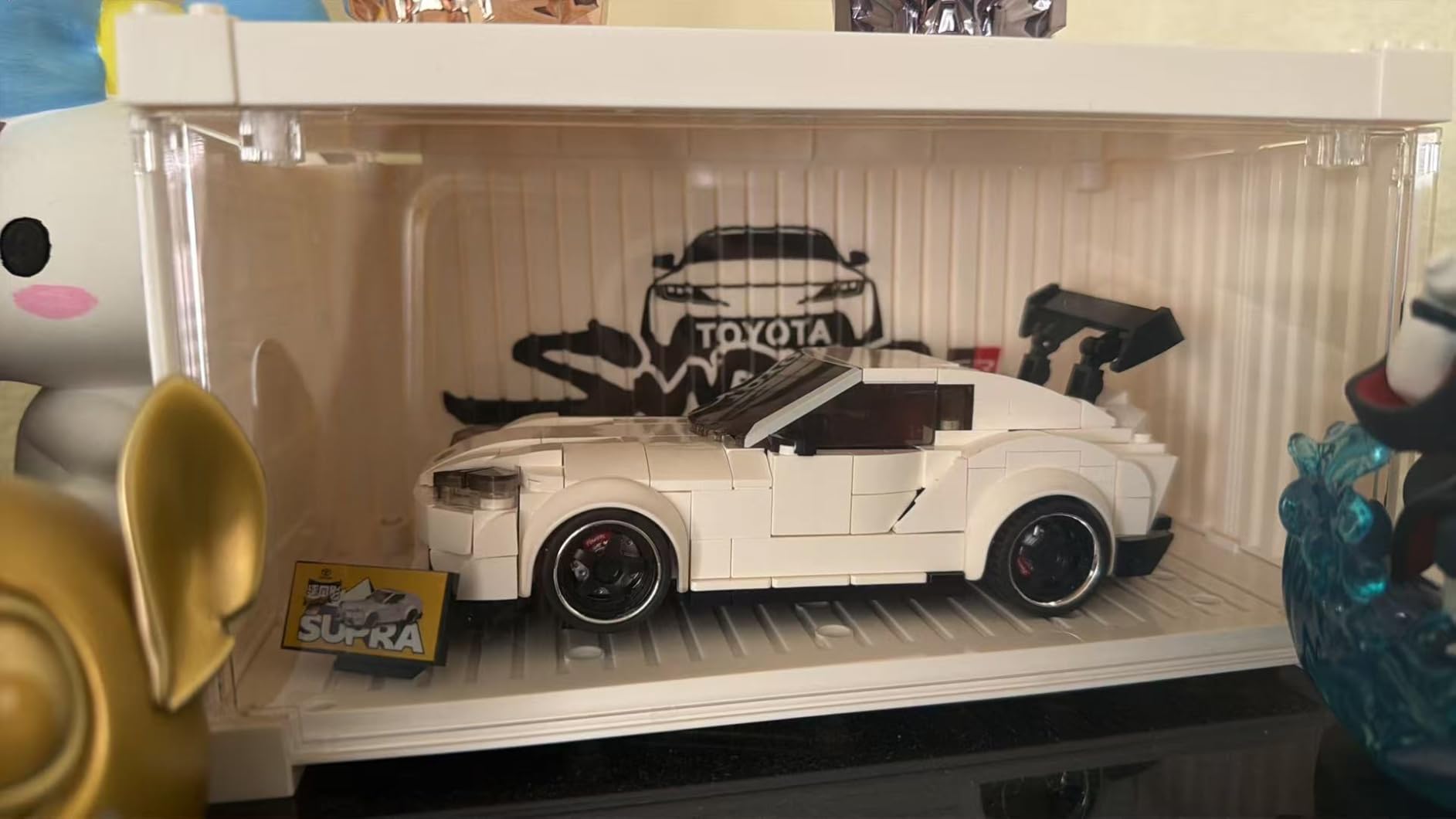 Toyota Supra Building Car with Display Container,Toyota Officially Licensed customer photo 1