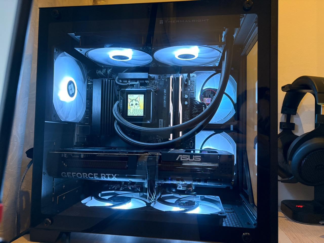 Thermalright FW 240 SE ARGB Black - 240mm AIO CPU Liquid Cooler | IPS LCD Screen with 320x240 Resolution, for AM4/AM5, Intel LGA1700/1851 customer photo 2
