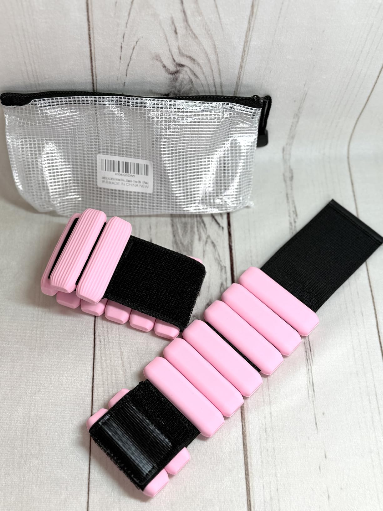 Wrist Weights Set of 2, Wearable Wrist Ankle Weights for Women & Men, Silicone Weighted Bangles Adjustable Arm and Leg Weights for Walking Yoga Pilates Running Dance Gym 2lb customer photo 1