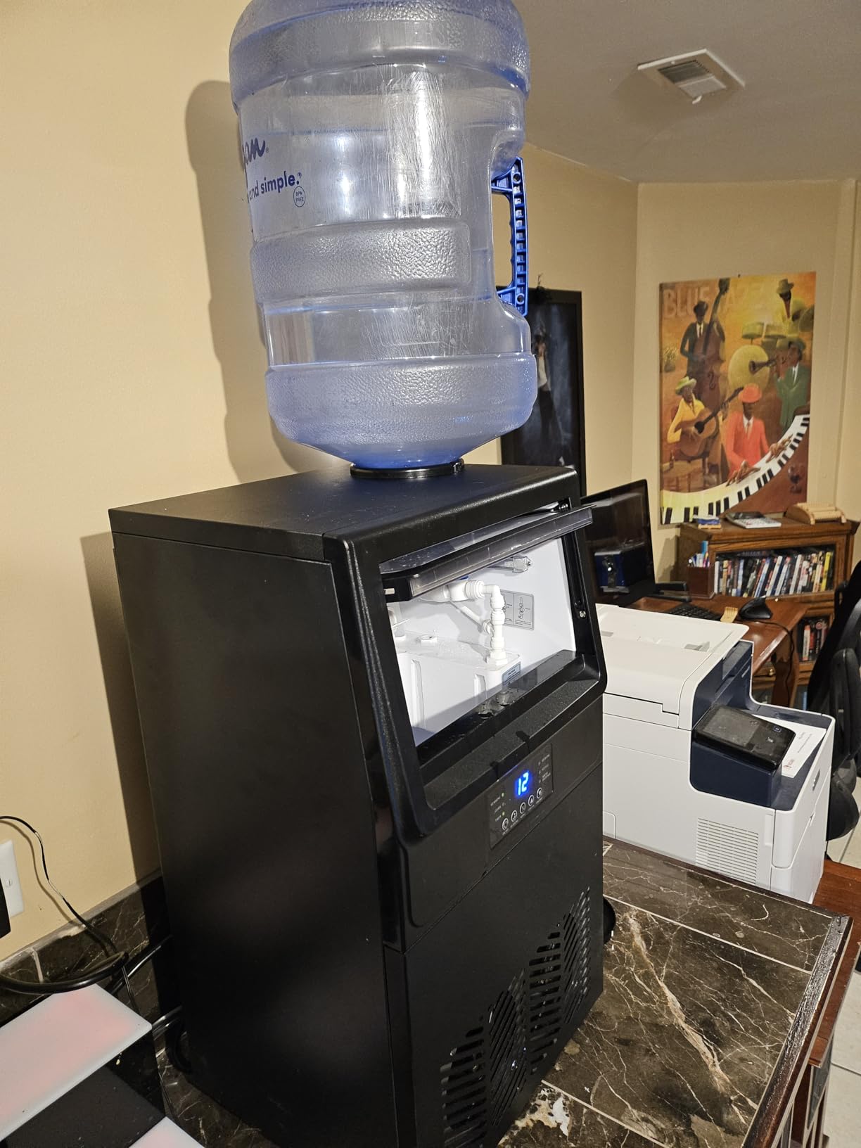 500 lbs High-Output Commercial Ice Machine Freestanding Self-Clean Durable customer photo 1