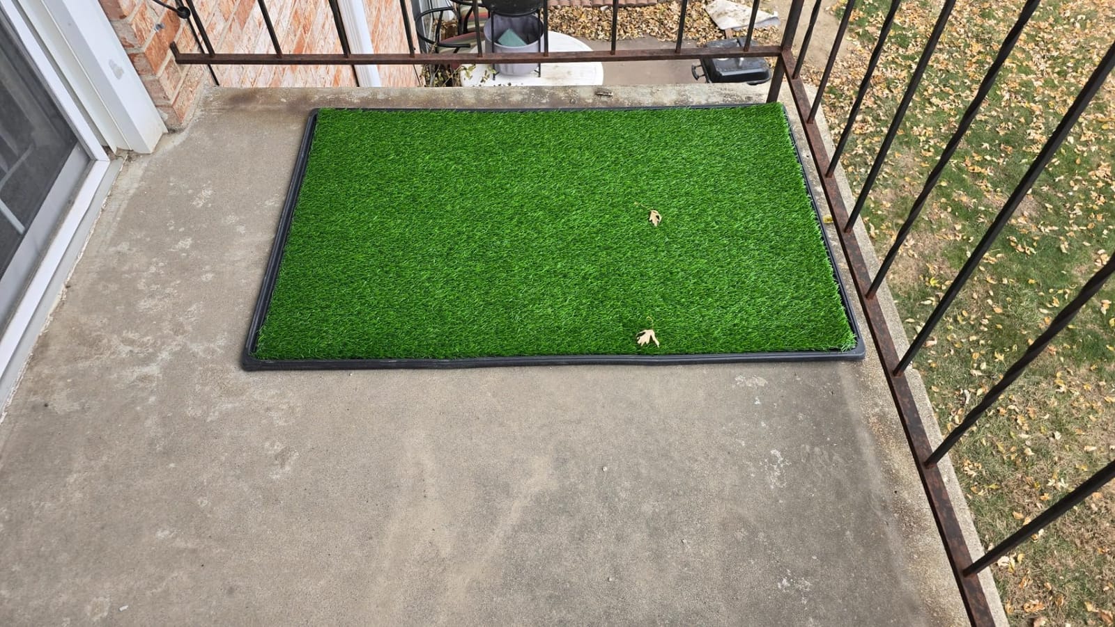 LOOBANI Large Dog Grass Pad with Tray - 41x27in for Balcony Apartment customer photo 2