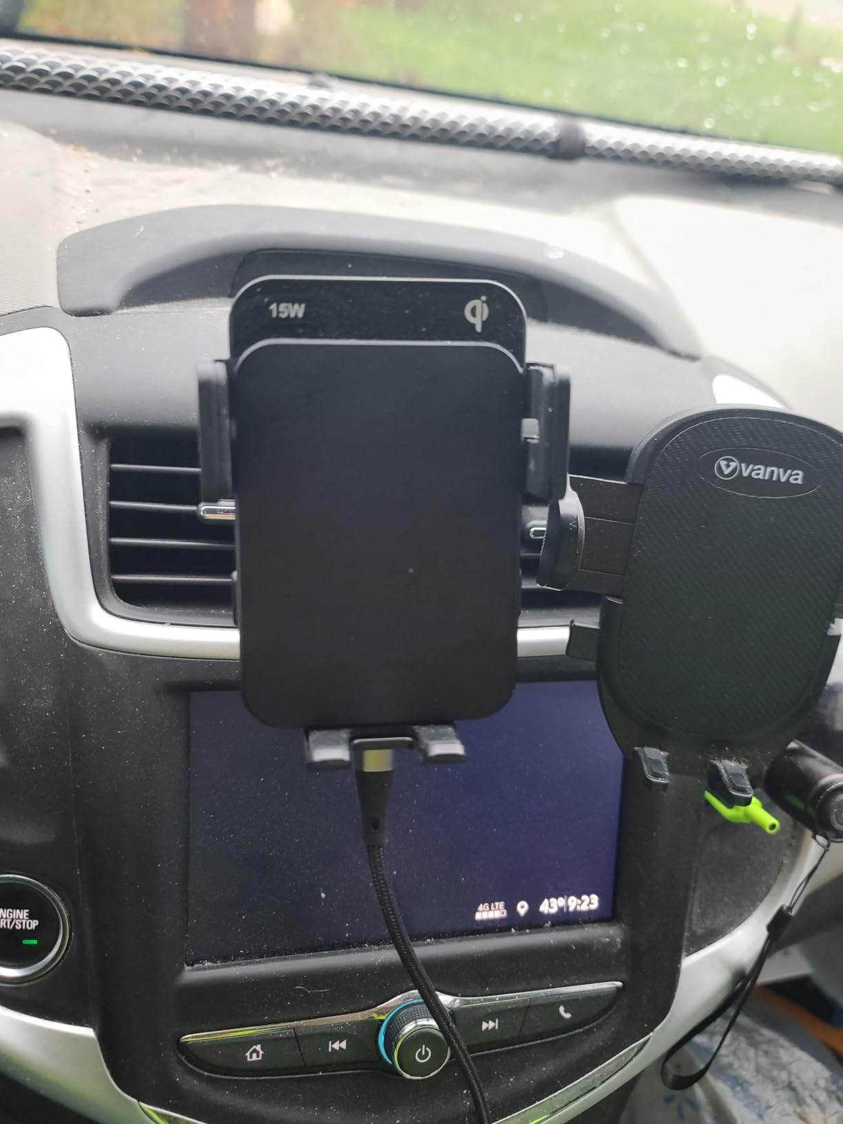 Wireless Car Charger 15W Auto Clamping Phone Holder Dash Windshield Vent | Car Charger Compatible with iPhone 17 16 15 14/13/13 Pro/12 pro/12/11/X/8, Samsung S24/S23/S22 customer photo 1