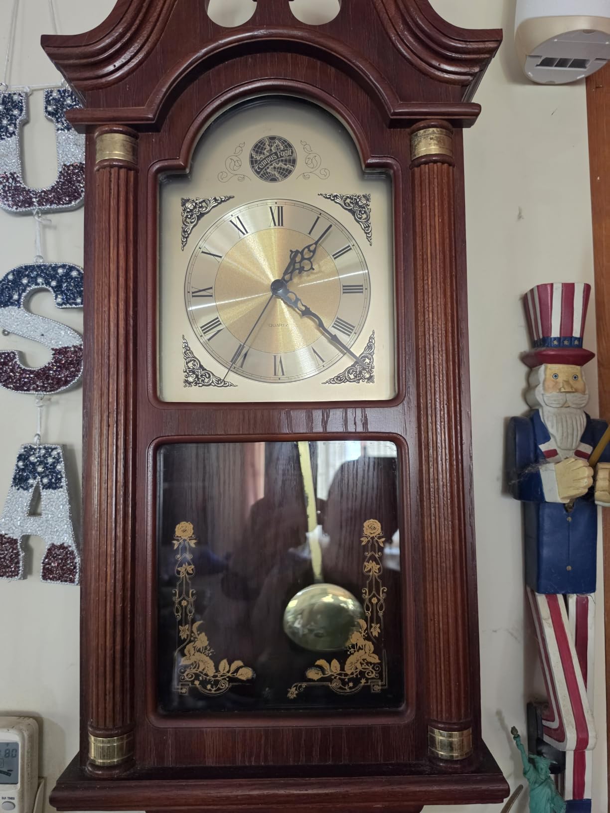 EEEKit Chiming Clock Mechanism Replacement, Battery Motors with Chime | Hourly Melody Trigger - 3 Set Hands for Vintage Clock Repair / Short Shaft Fits Thin Dials - Volume Control & Silent Mode customer photo 1