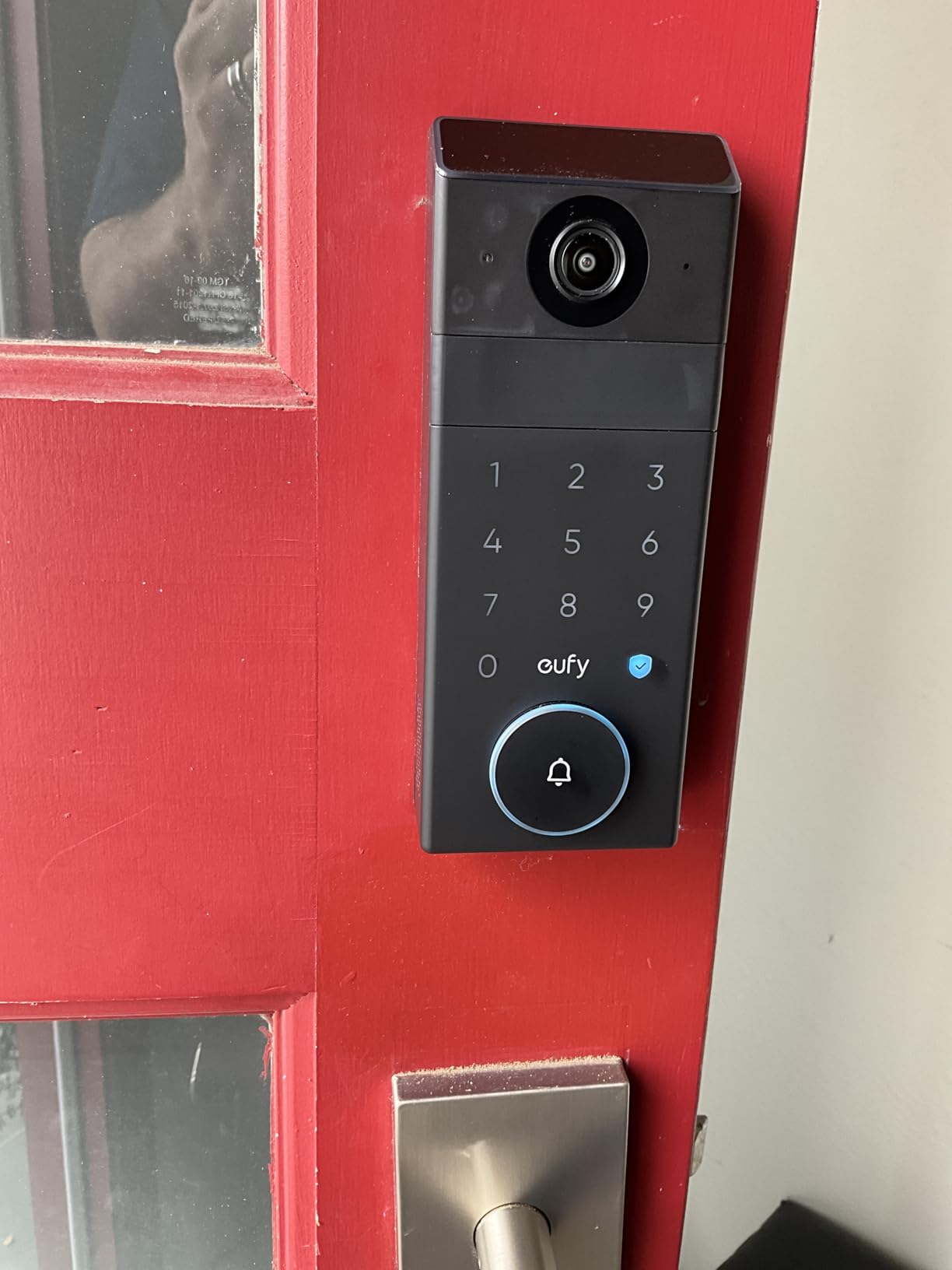 eufy Security Smart Lock FamiLock S3 with Palm Vein Recognition | Wi-Fi Deadbolt+2K HDR Doorbell Camera, BHMA Grade 1, Keyless Entry Door Lock for Front Door, 16GB Storage, No Monthly Fee customer photo 1