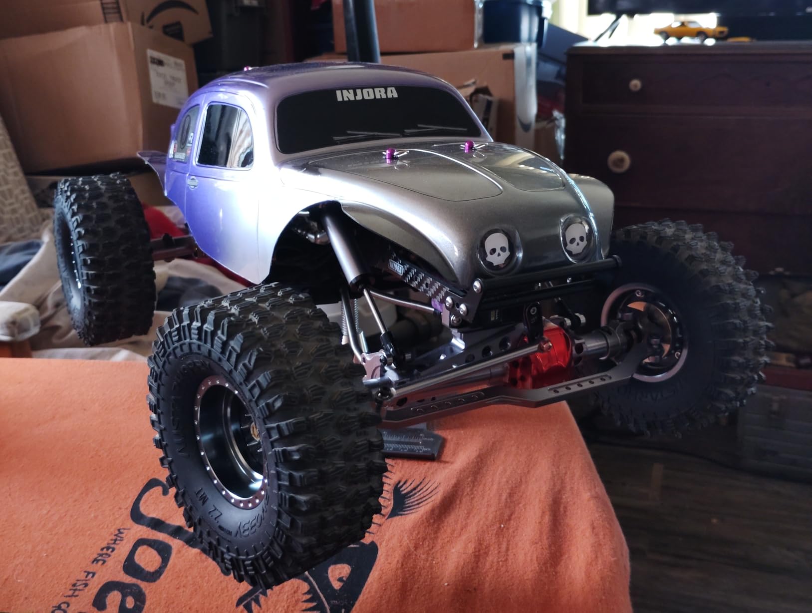 HobbyPark Waterproof 35KG High Torque Servo Motor Coreless Metal Gears Digital RC Steering Servo and 25T Servo Horn for 1/8 1/10 1/12 RC Crawler RC Trucks RC Cars Robots DIY 180 Degree HV Fast, Powerful customer photo 2