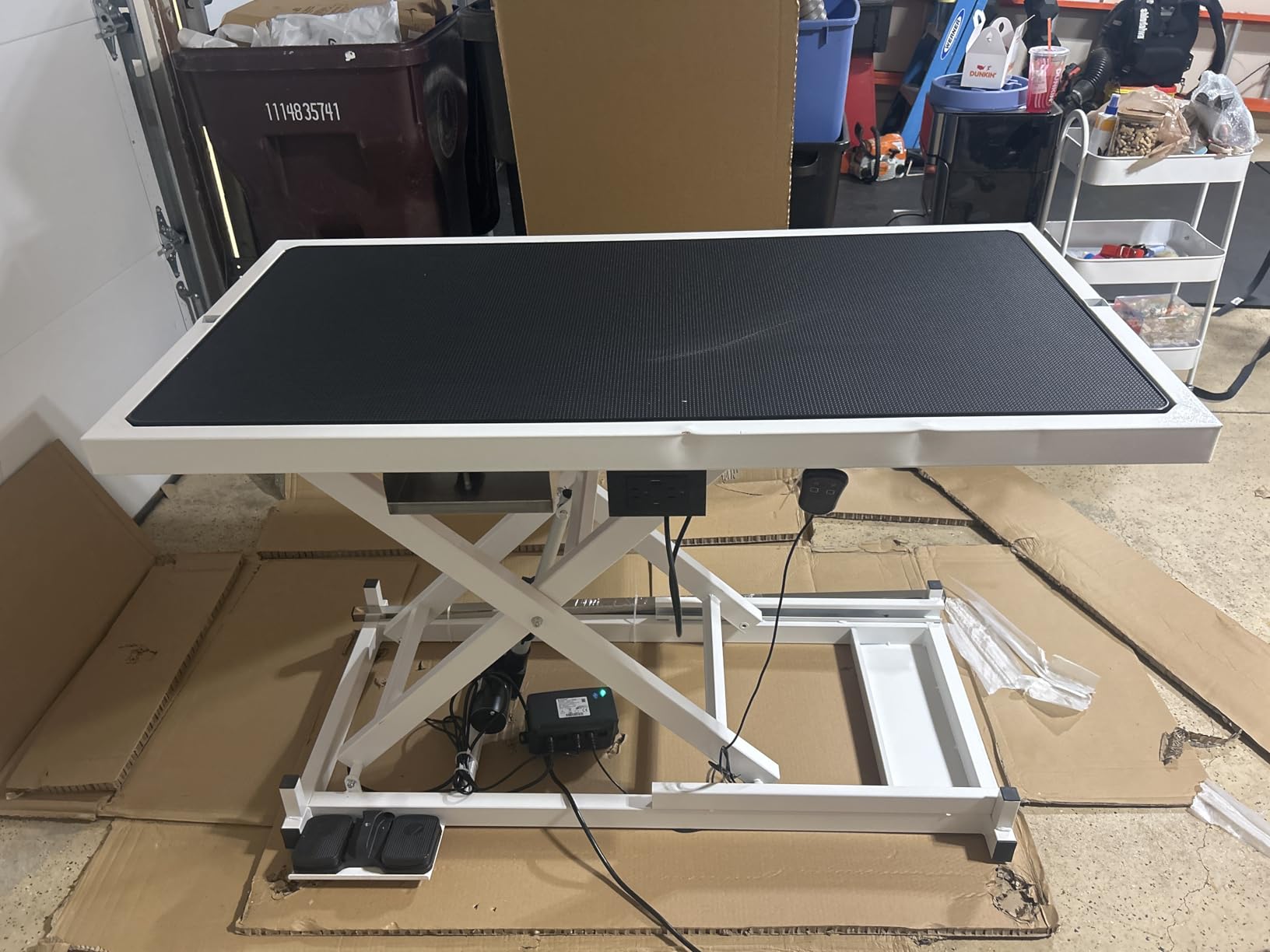 Electric Lift Pet Dog Grooming Table, Upgrade 50 Inch Heavy Duty 9
