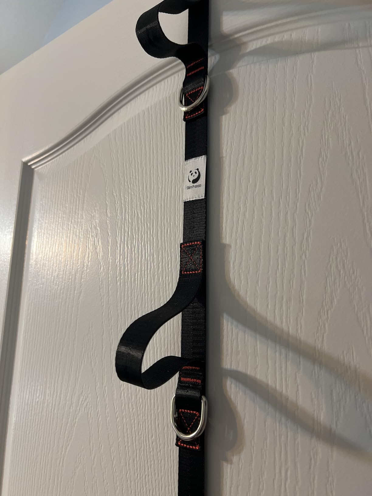 Slim Panda Door Anchor Strap for Resistance Bands, Door Exercise Equipment | Multi Point Anchor Gym Attachment, with Ratchet Adjust Tighten, Portable Door Resistance Bands for Home Gym Workouts customer photo 1