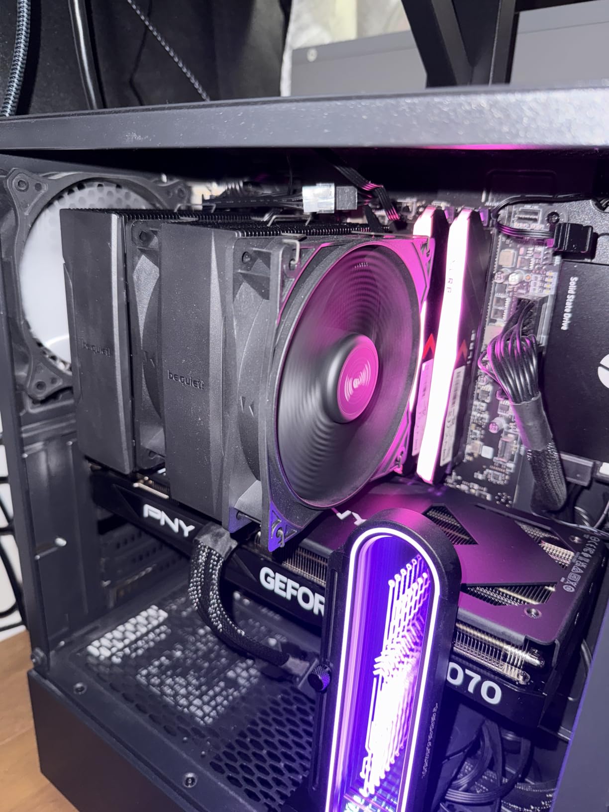 be quiet! Pure Rock Pro 3 Black AMD and Intel Air CPU Cooler, 250W TDP customer photo 2