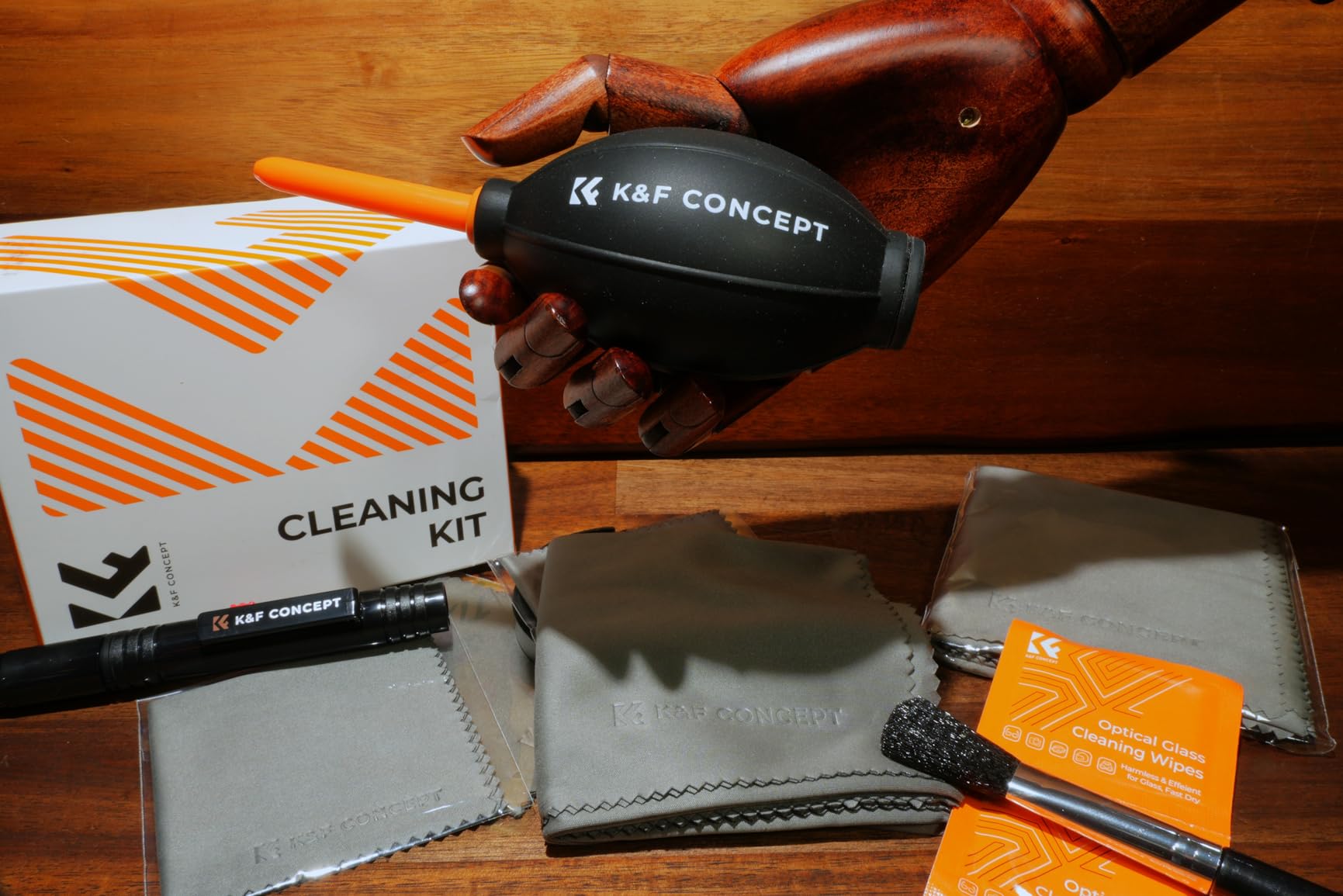 K&F Concept Professional Cleaning Kit for DSLR Cameras and Sensitive Electronics, Bundle with Lens Cleaner - Camera Accessories & Photography Accessorie for DSLR Camera Lens Filter Cell Phones customer photo 1