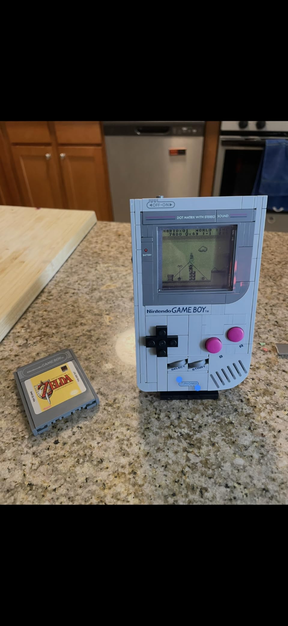 LEGO Super Mario Game Boy - Retro Building Sets for Adults, Ages 18+ - Gifts for Birthdays - Collectible Model with Game Paks and Display Stand - 72046 customer photo 2
