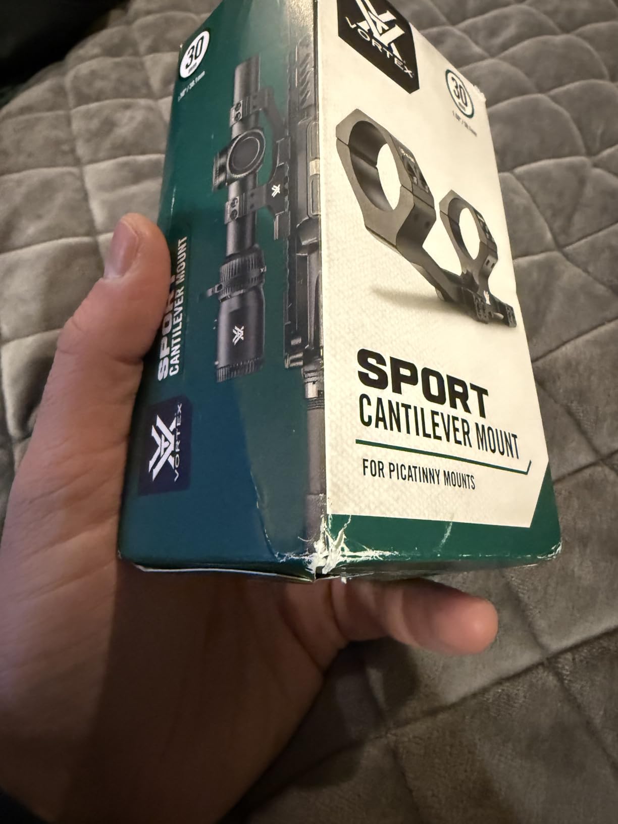 Vortex Sport Cantilever Riflescope Mounts | Picatinny Compatible, Laser Engraved Torque Specs, 2