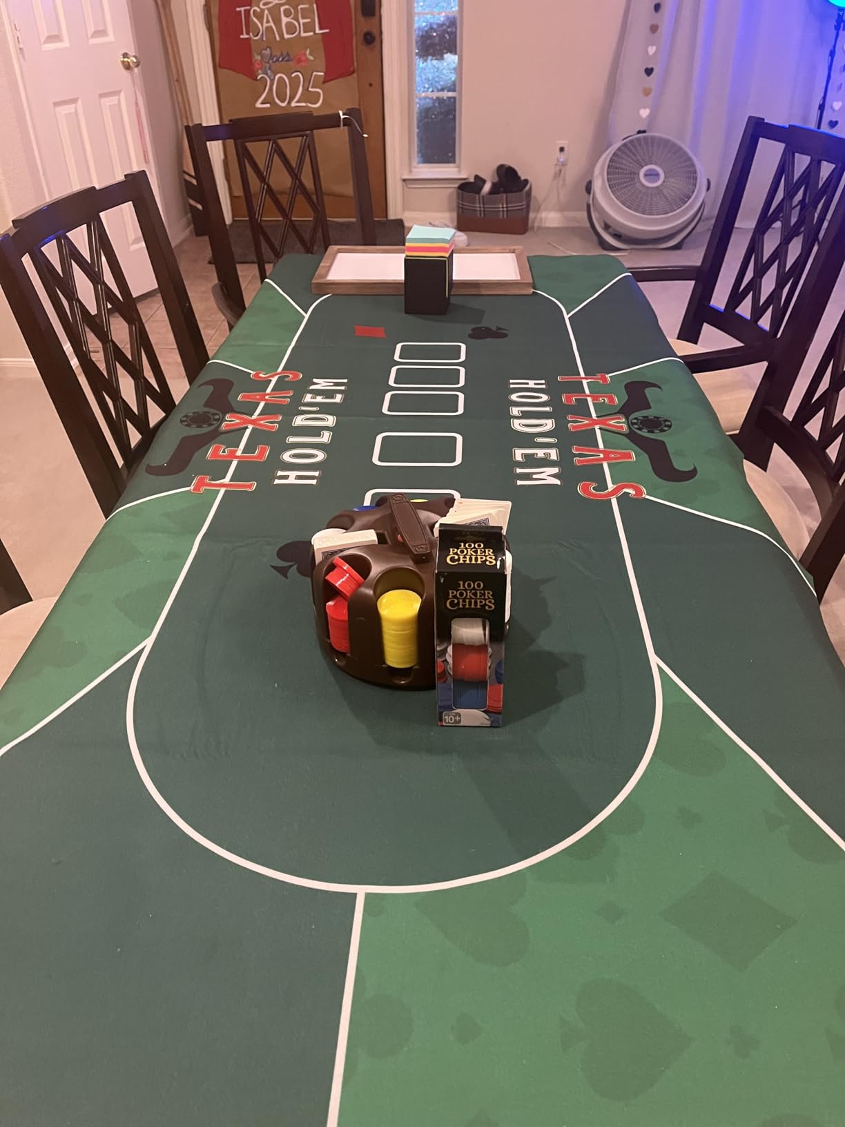 Double Sided Poker Mat 36