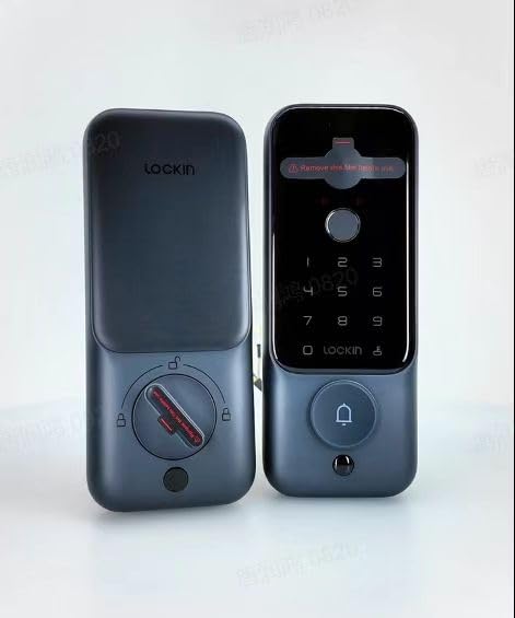 Lockin Veno Plus, All-in-One Smart Lock for Front Door | Palm Vein and Fingerprint Keyless Entry, 2K 180° Ultra-Wide Camera, Night Vision, Built-in WiFi, 8GB Storage, No Monthly Fee customer photo 2