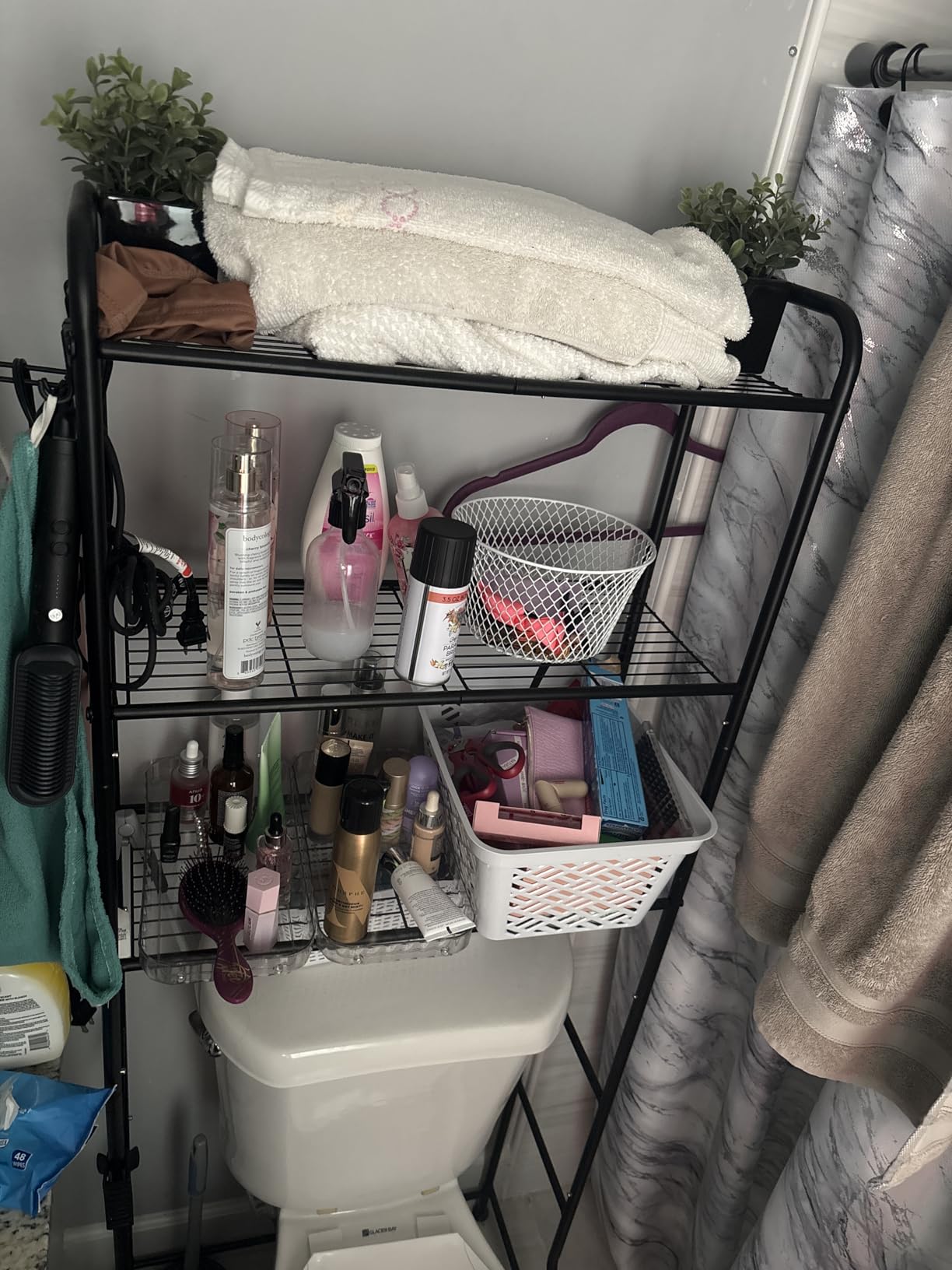 Kitsure Over Toilet Storage Rack, 63.2