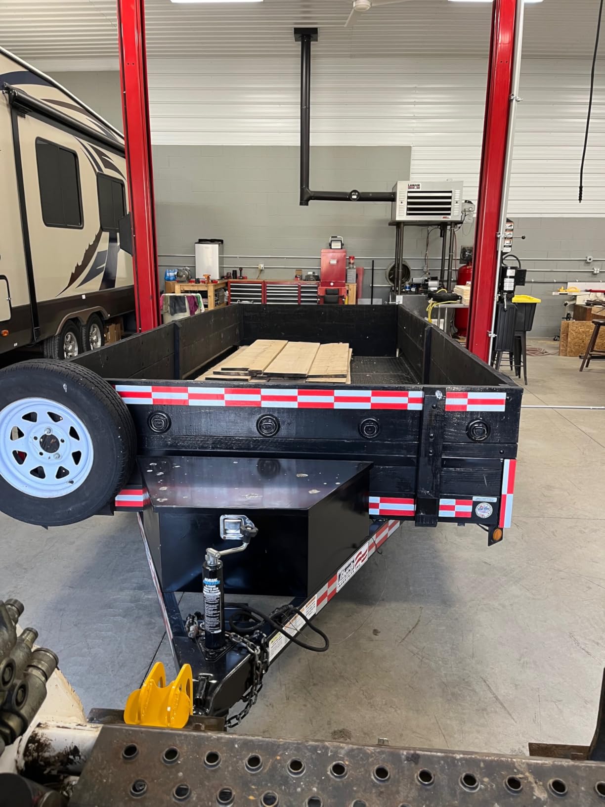 HitchLok Skid Hitch Attachment for Skidsteer, Tractor 5,000/20,000lb Capacity. Made in the USA customer photo 2