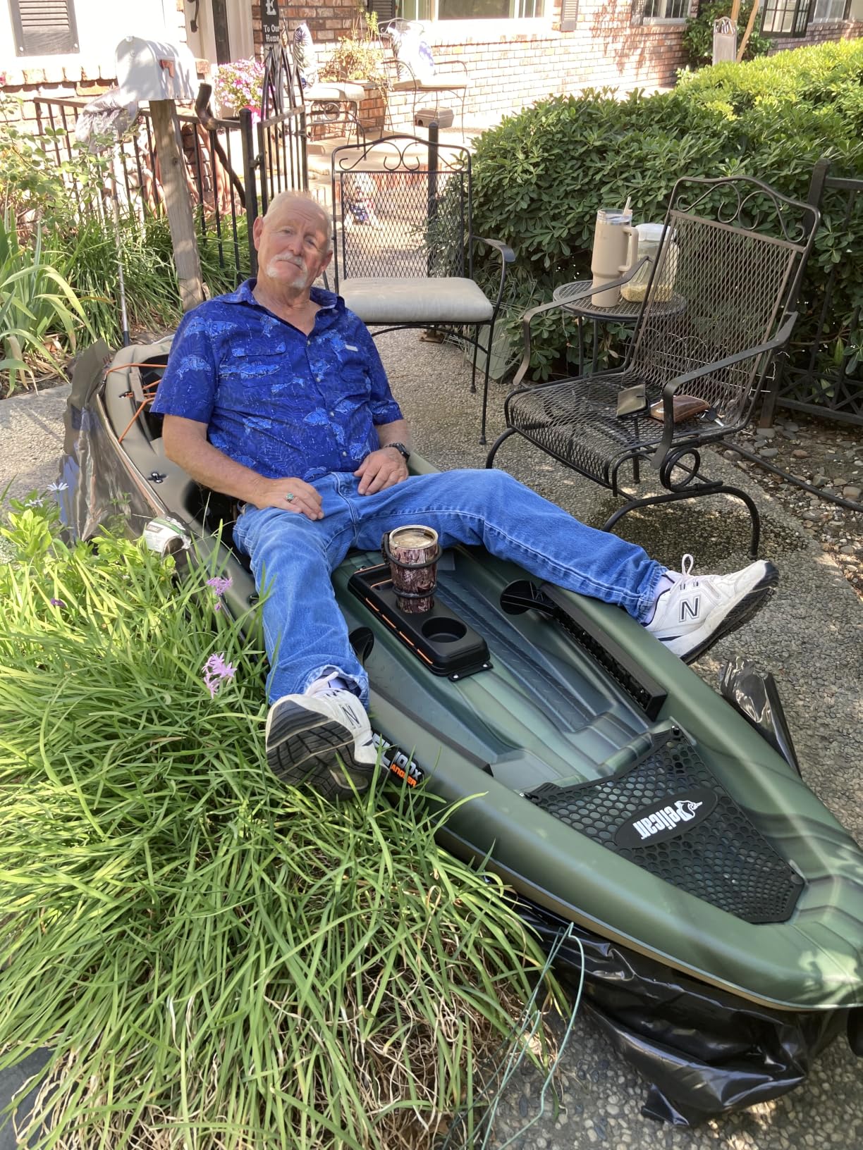 Pelican Sentinel 100X - Angler Sit on top Fishing Kayak - Lightweight - Ergolounge Seating System customer photo 1