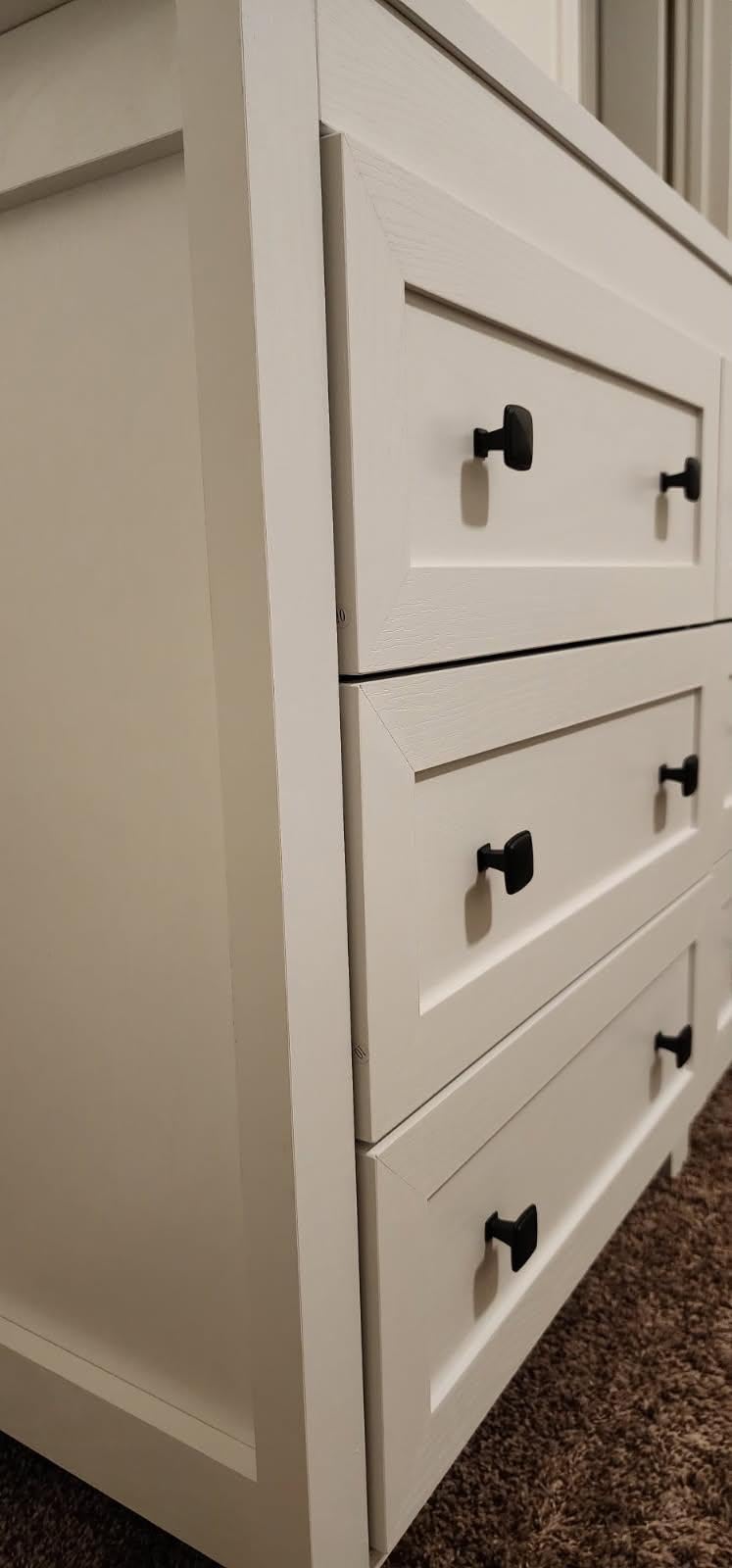 BORNOON 9-Drawer Dresser, Modern Wooden Storage Chest of Drawers, Dresser TV Stand, Wood Drawer Organizer with Metal Handles for Bedroom, Living Room, Hallway customer photo 2