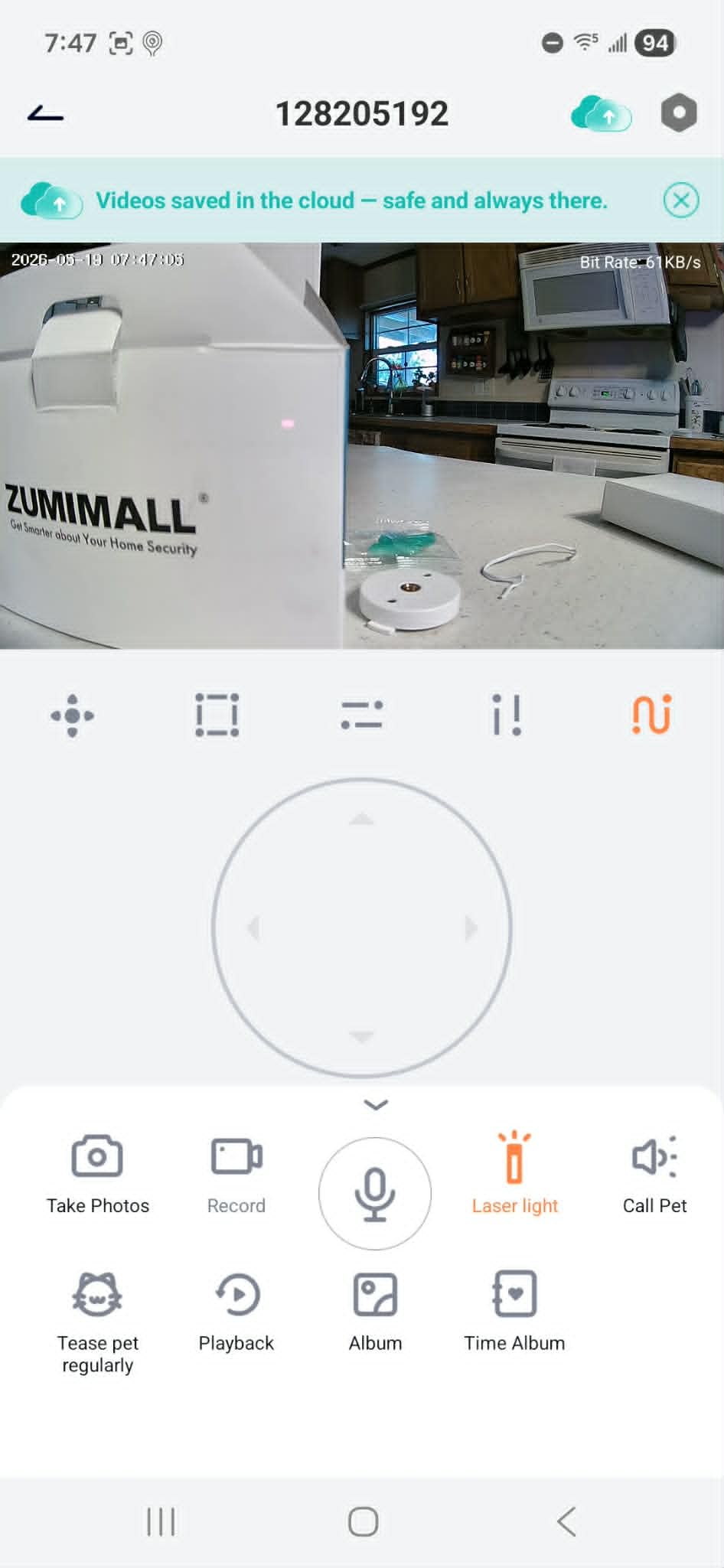 ZUMIMALL Pet Camera with Laser Toy, 2K WiFi Dog Cat Camera with Phone App | Features auto tracking, AI/PIR smart pet detection, 2-way talk, privacy protection, 2k camera with laser, Supports Alexa customer photo 2
