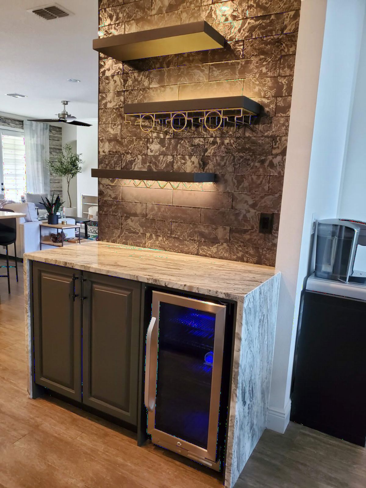 Commercial Beverage Refrigerator, 24.5 Inch 15 Cu. Ft. Drink Fridge, Display Refrigerator with Glass Door, Commercial Display Fridge with 4 Adjustable Shelves, for Shops, Restaurants, Bars customer photo 2