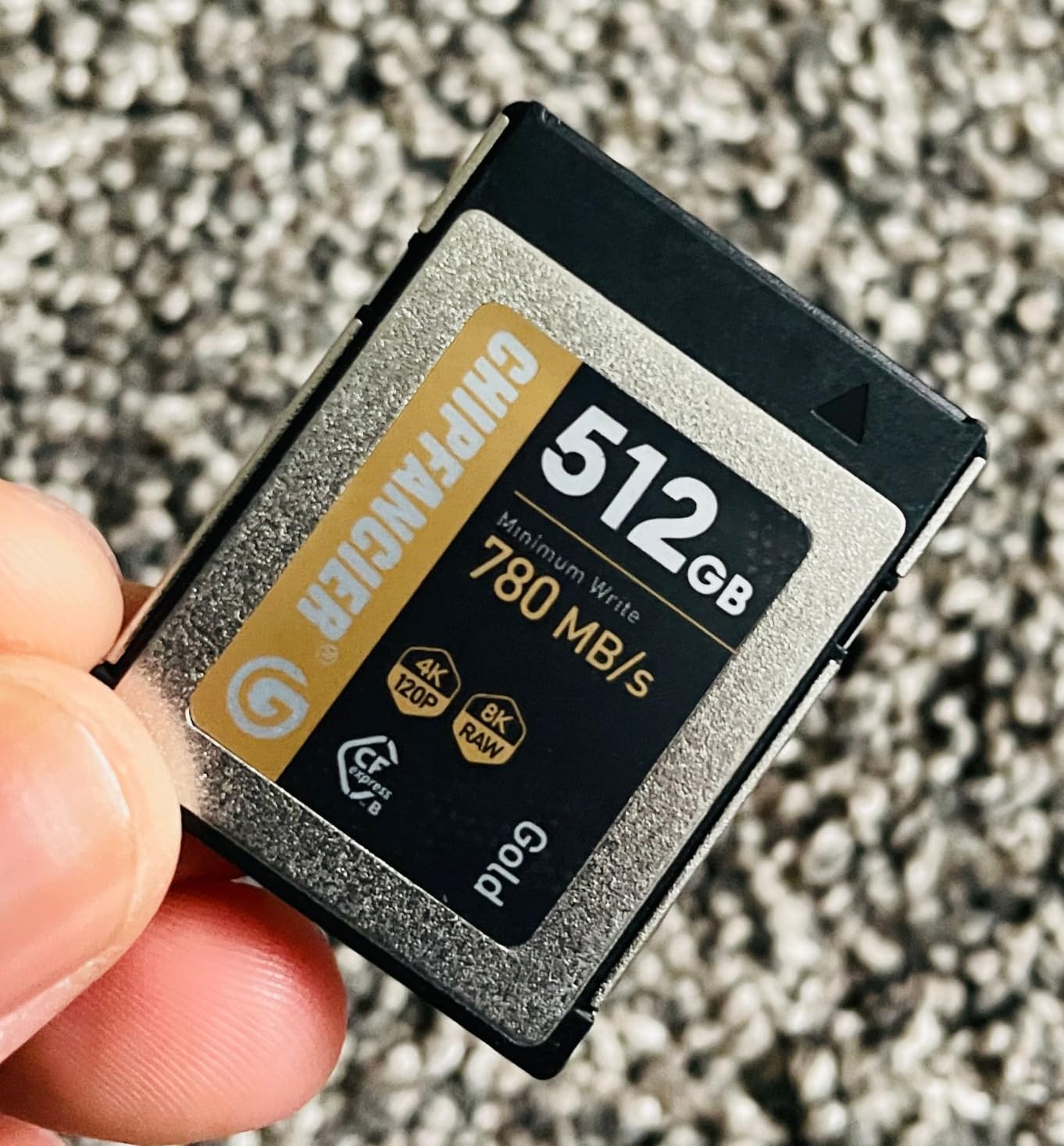 512GB CFexpress 4.0 Type B Memory Card, 3550MB/s Read 1550MB/s Write, VPG400 Certified for 8K RAW, Compatible with Nikon Z9/Z8/Z7 II, Canon EOS R3/R5/R5 C, Panasonic S1/S1R customer photo 1
