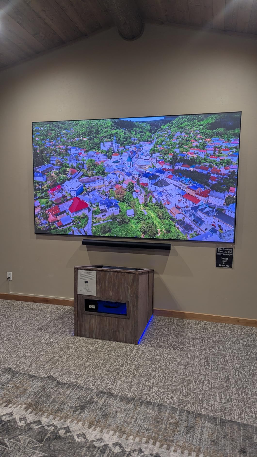 NothingProjector ALR Screen for Ultra Short Throw Projector, 100 inch | 85% Ambient Ceiling Light Rejecting, 4K/8K UHD Active 3D, Fixed Frame 16:9, Wall Mount Anti Daylight UST, Classic Series customer photo 1