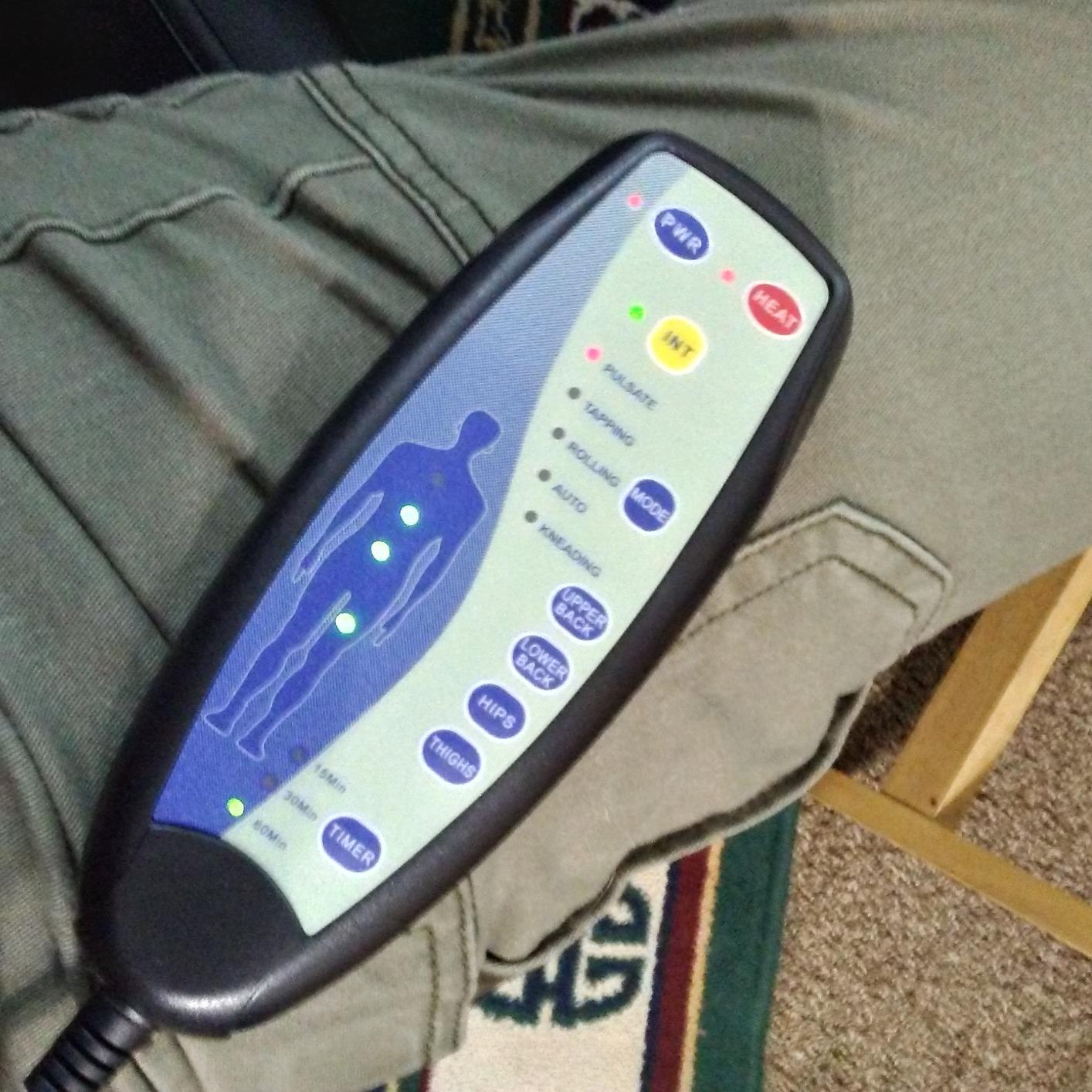 Snailax Back Massager with Heat, Vibration Massage Chair Pad, Seat Cushion | 10 Motors, 5 Modes, 3 Intensities, 2 Heat Settings, 3 Heating Areas, 30/60/90-Min Timer, Foldable, Carry Bag, 2026 Upgraded customer photo 2