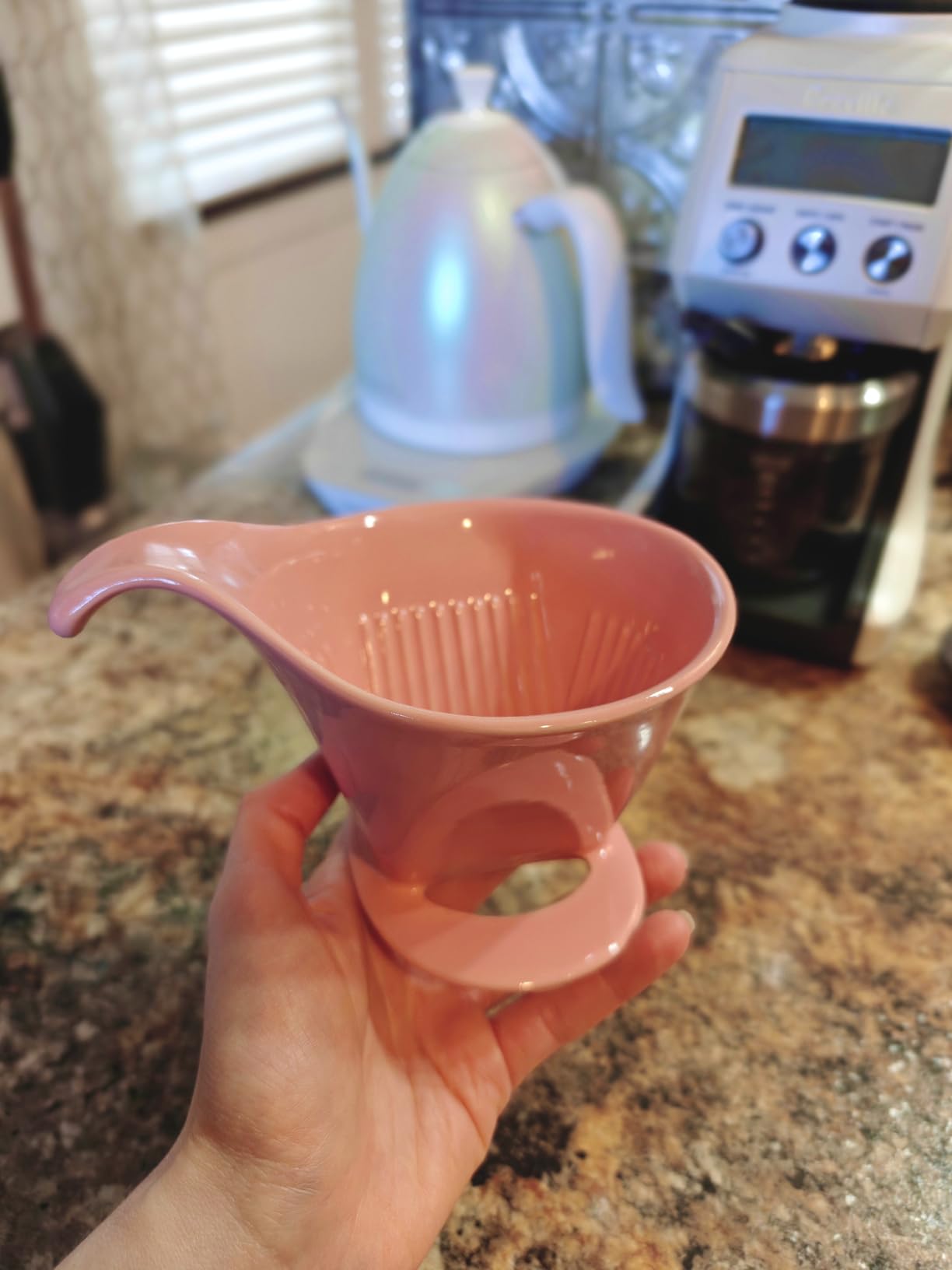 ZERO JAPAN - Bee House Pour Over Coffee Dripper - Ceramic Coffee Maker with Elegant Peek Hole, Yellow Pepper, Standard Size customer photo 2