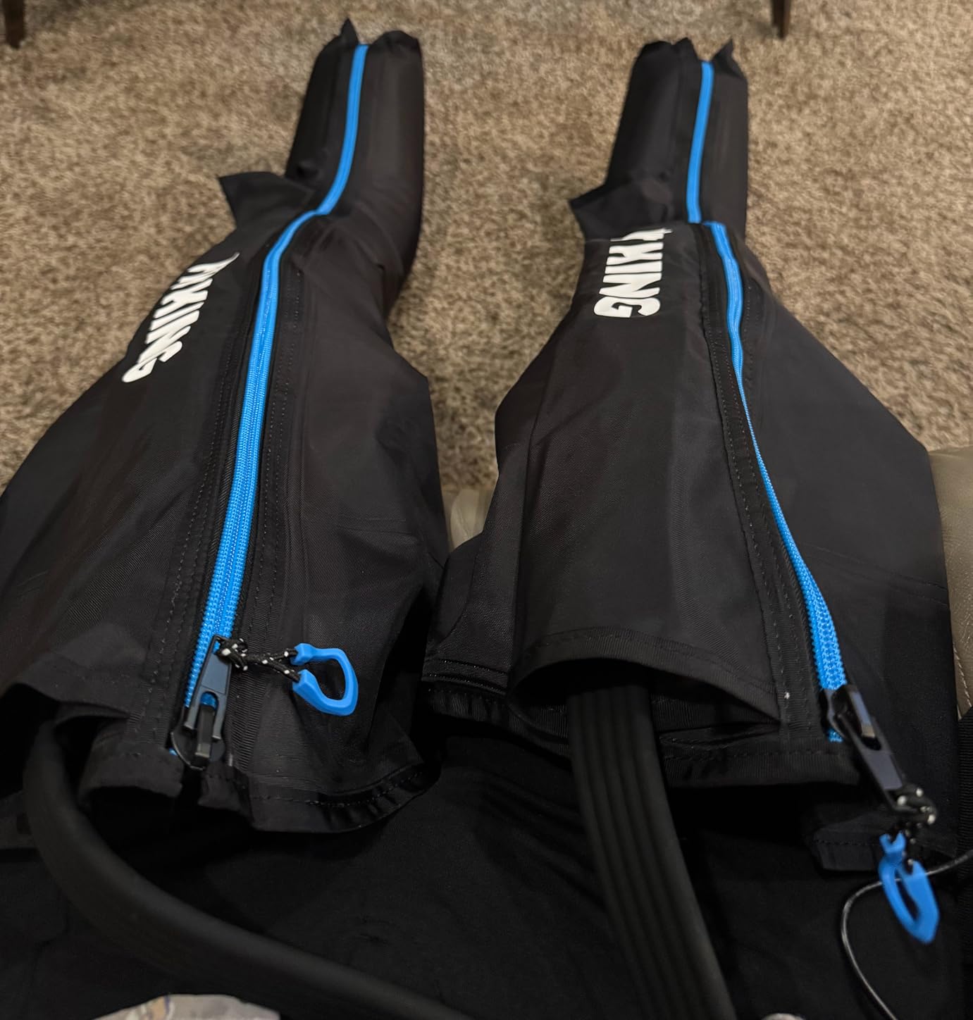 FIT KING Pro Leg Massager Athlete Compression Recovery Boots Cordless M | FSA-HSA, Professional Leg Compression, Air Compression Boots, Fast Recovery & Boost Circulation, Rechargeable, 5-Zone Control customer photo 1