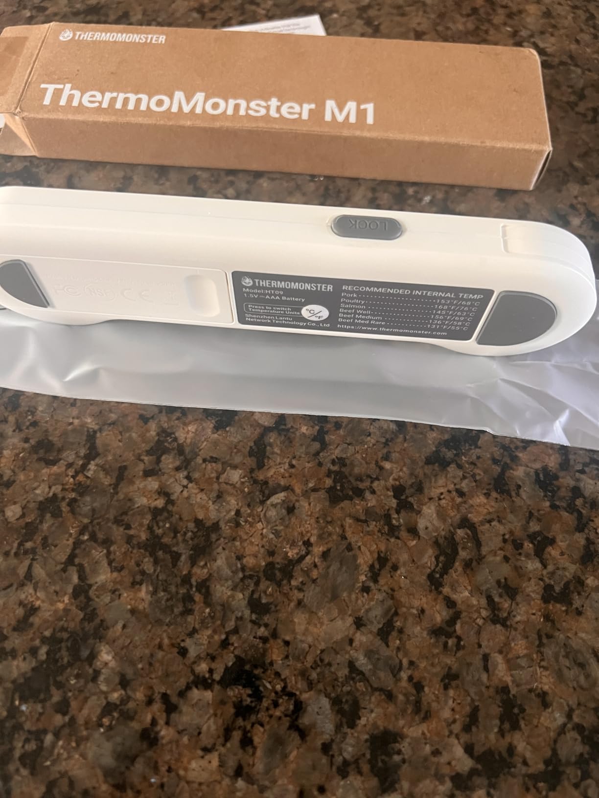 0.5 Sec Instant Read Meat Thermometer Digital for Cooking, Red | NIST ±0.5℉ Precision Food Thermometer, Kitchen Gadgets for Oven Grill Candy BBQ Accessories, Gifts for Him Dad Men Birthday customer photo 2