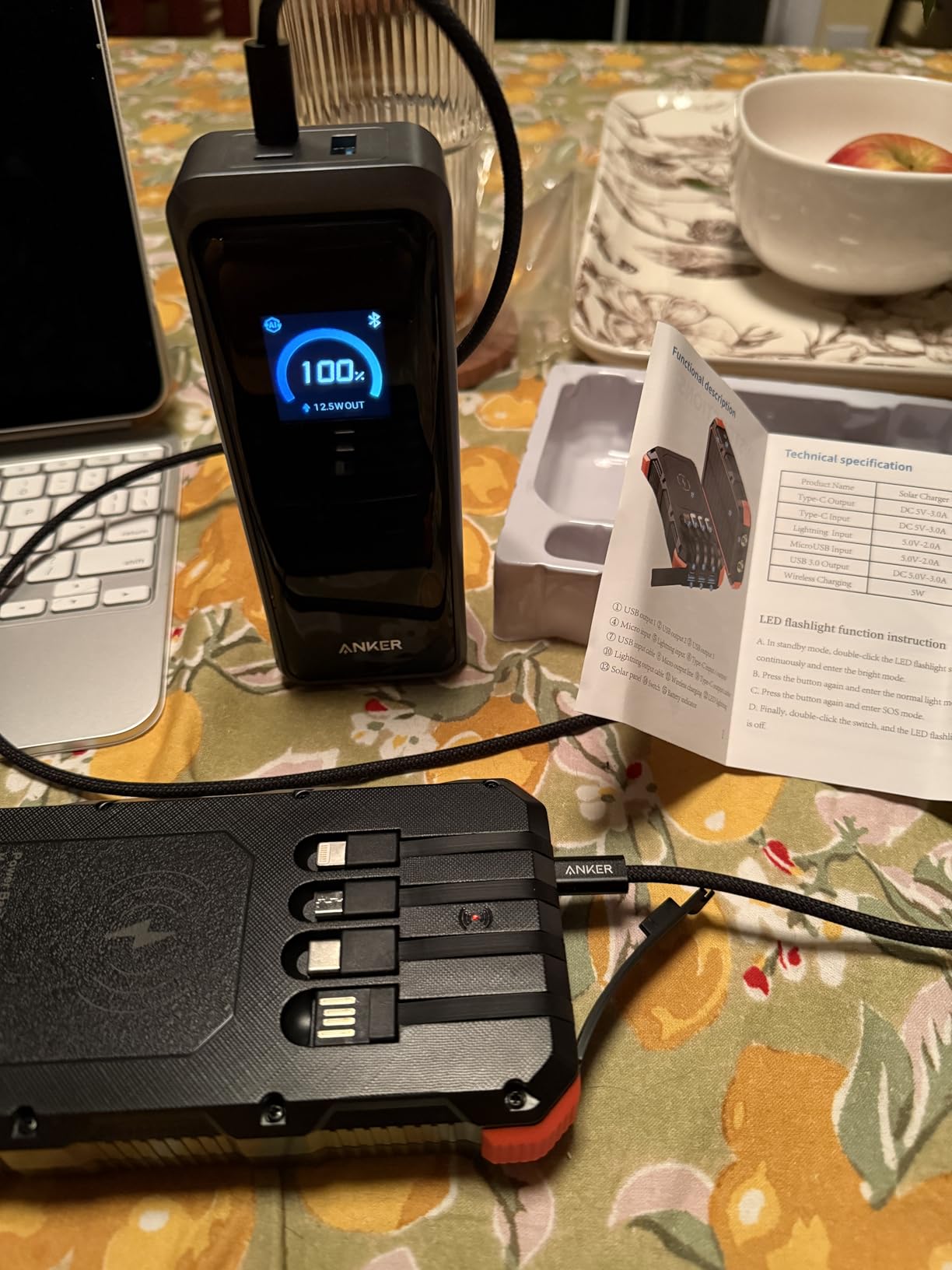 Anker Prime Power Bank, 26,250mAh 3-Port Portable Charger with 300W Max Output, Two-Way Charging, TSA-Approved, App Control, for MacBook, iPhone 17/16 Series, and More (Base Not Included) customer photo 1