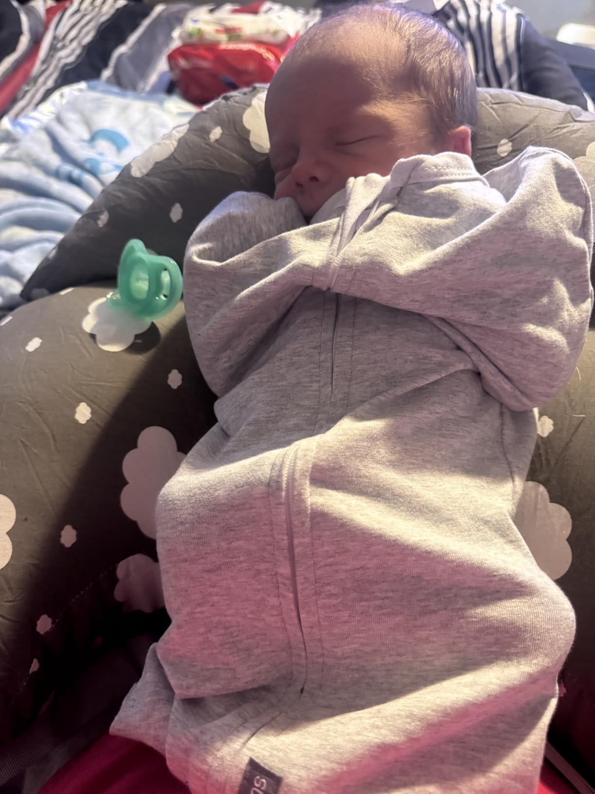 Momcozy Original Nursing Pillow for Breastfeeding - Innovative Safety Guard customer photo 2