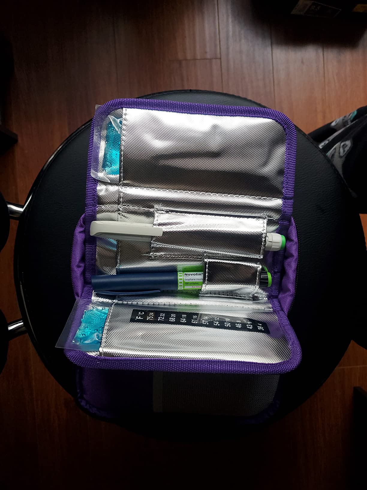 YOUSHARES Insulin Vials Cooler Travel Case - TSA Approved peptide case customer photo 2