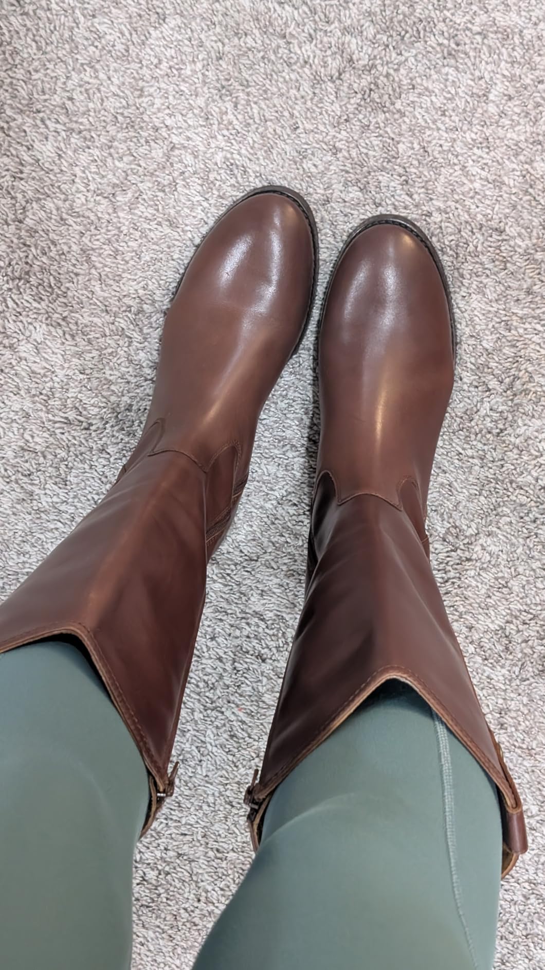 Frye Womens Melissa Button Tall Inside Zip Riding Boots customer photo 2