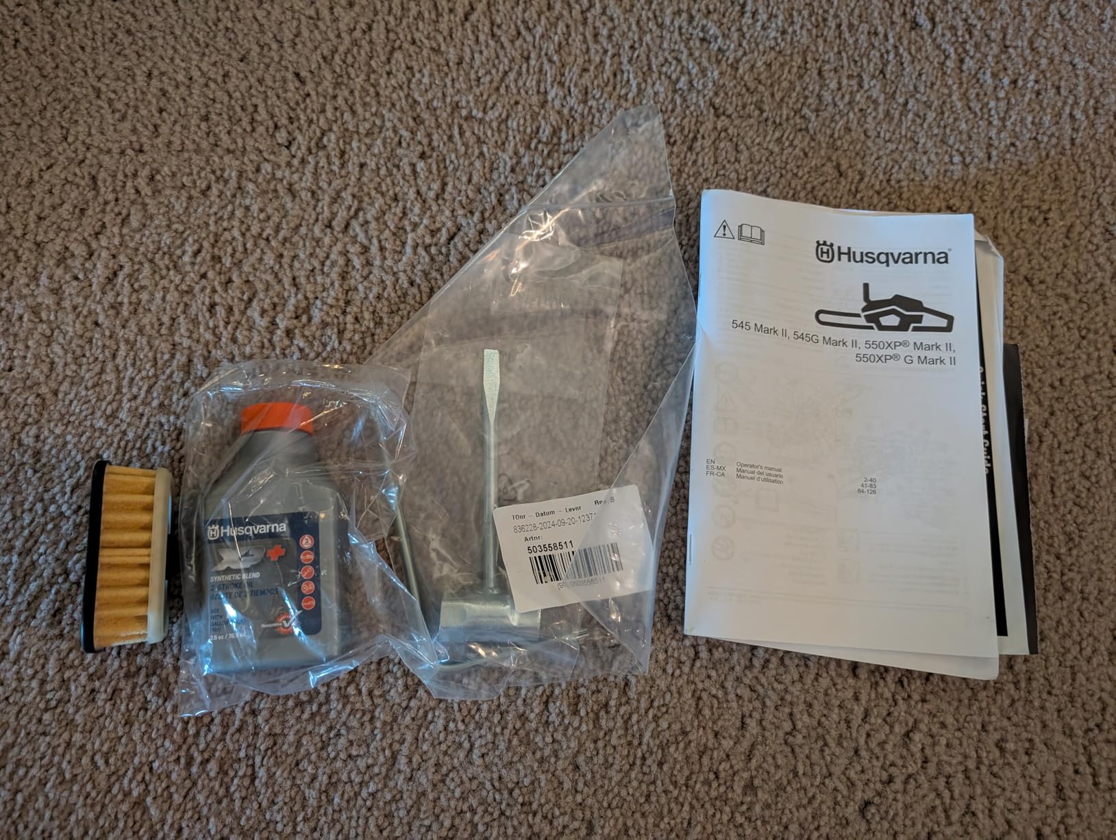 Husqvarna 555 Professional Gas Chainsaw, With X-Cut Chain, Outdoor Tools customer photo 2