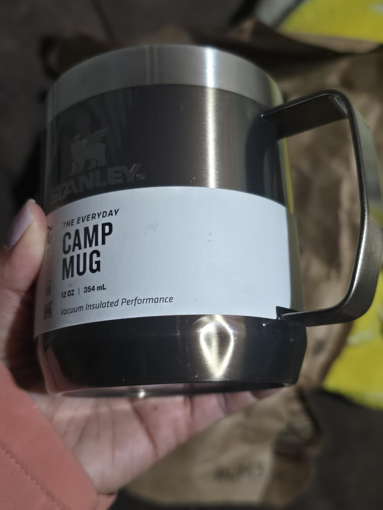 Stanley Everyday Camp Mug 24 oz | Drink Through Lid | Cup for Coffee, Tea and Drinks | Insulated Stainless Steel Coffee Mug | BPA-Free | Hammertone Green customer photo 1