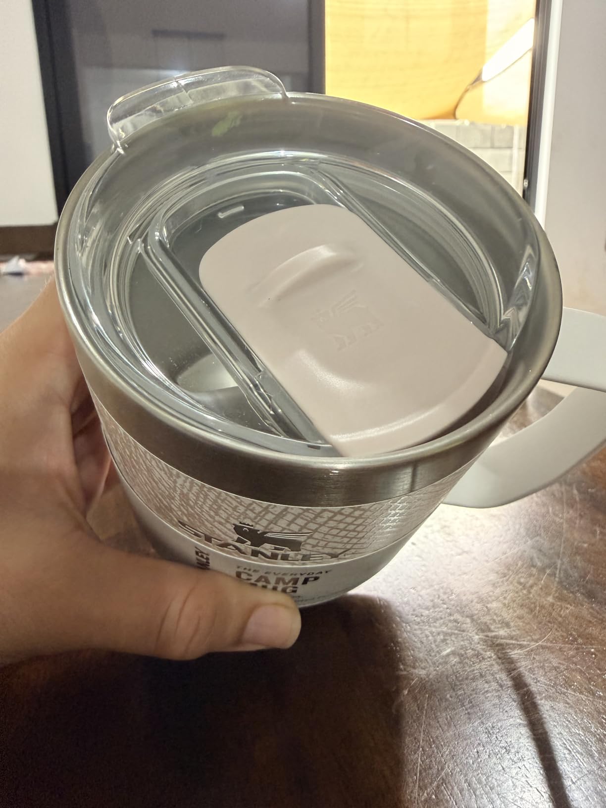 Stanley Everyday Camp Mug 24 oz | Drink Through Lid | Cup for Coffee, Tea and Drinks | Insulated Stainless Steel Coffee Mug | BPA-Free | Hammertone Green customer photo 2