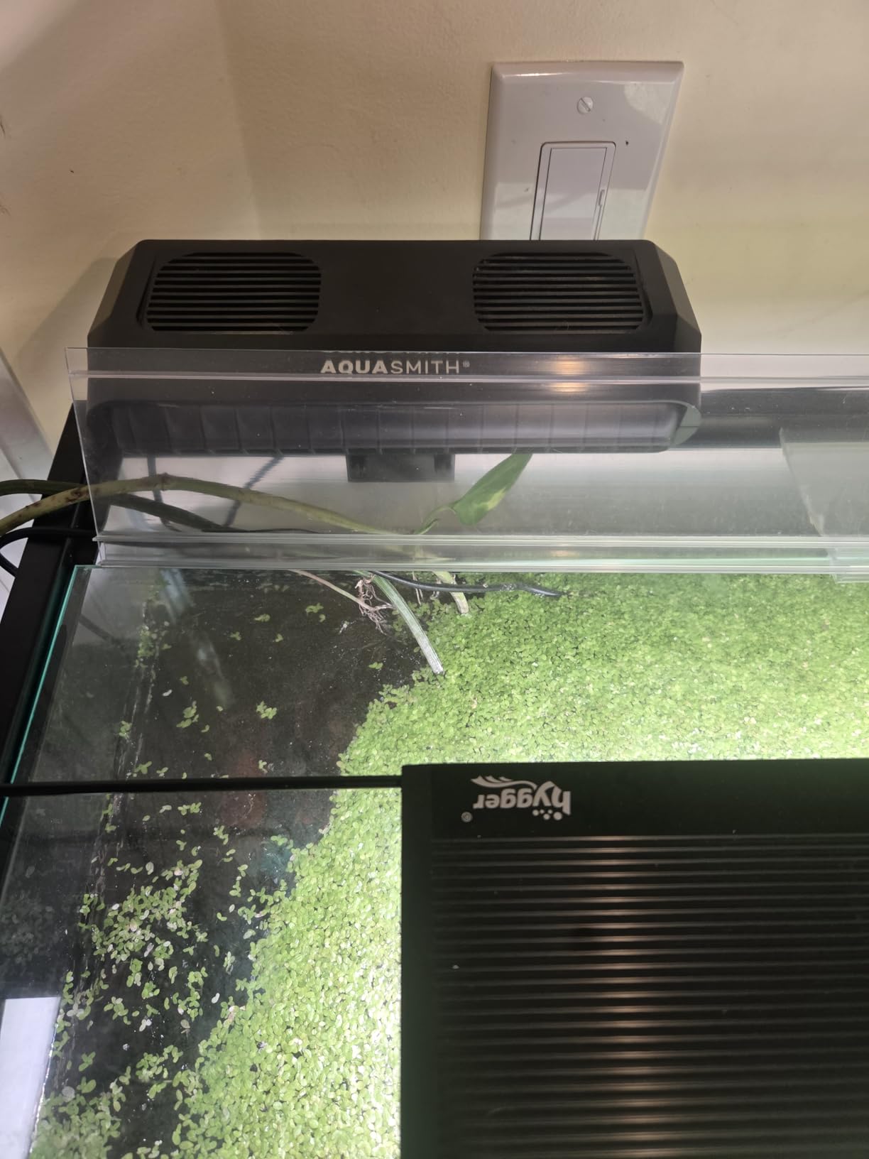 AQUASMITH Aquarium Chiller Fan, Fish Tank Cooler with Temperature Control, Minimum Setting 59℉, Auto Start/Stop, Refrigeration Effect 3-7℉, 3-Speed Modes, for Axolotl Seawater Freshwater Coral Grass Tank customer photo 2