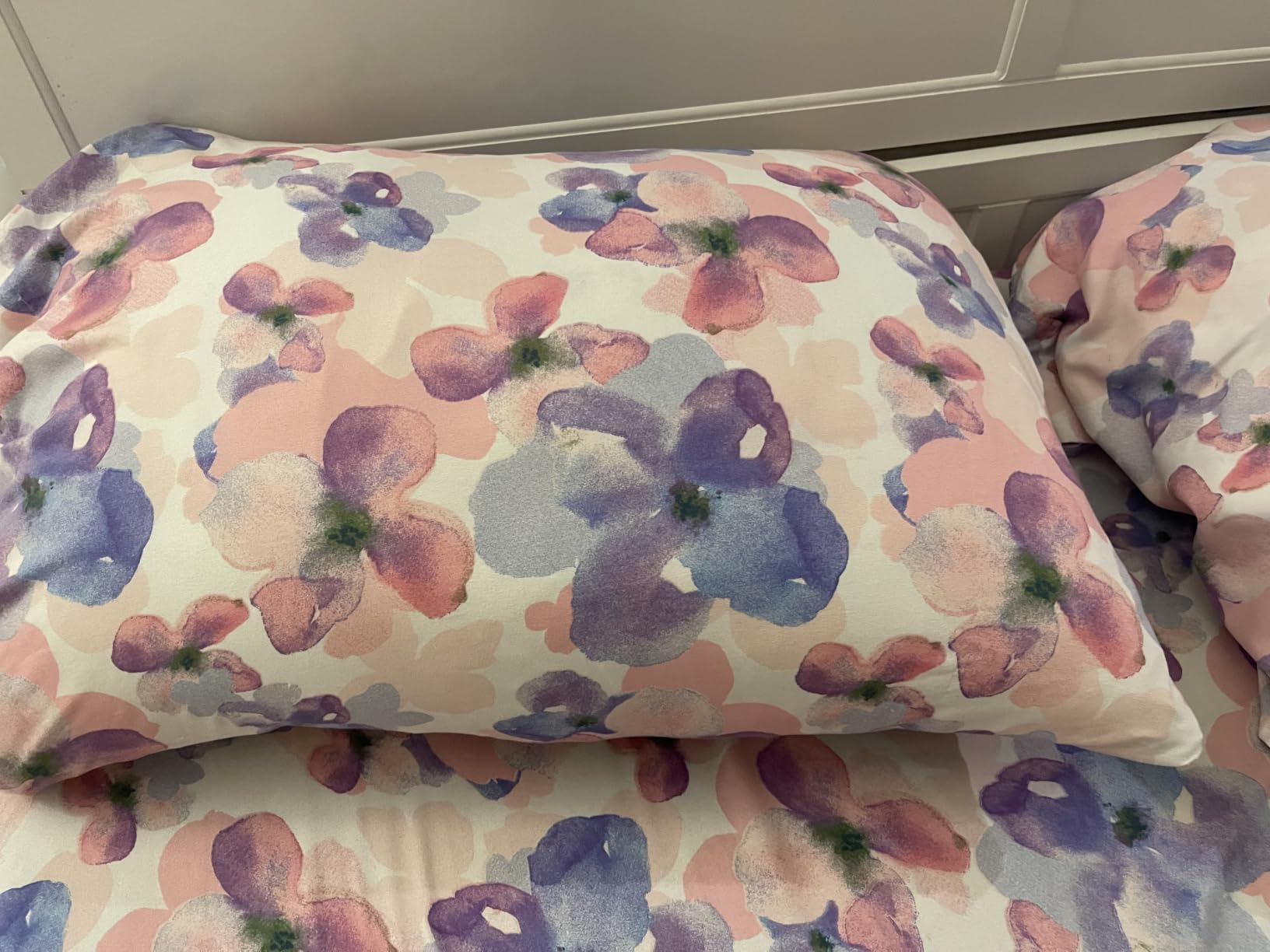 Farm To Home 100% Organic Cotton Cover Pillows Queen/Jumbo Size Set of 2 customer photo 2