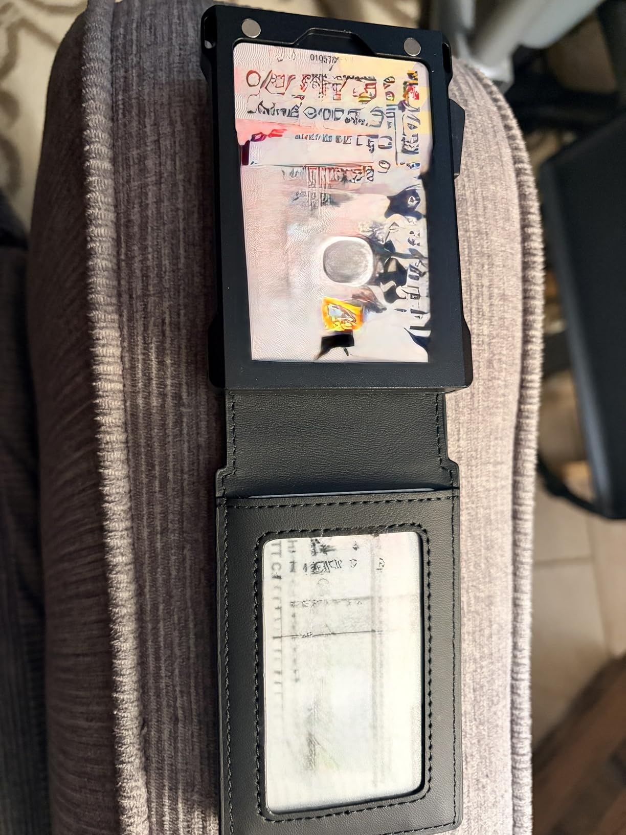 Wallet for Men RFID Wallet with 2 ID Windows & Money Clip, Slim Card Holder customer photo 1