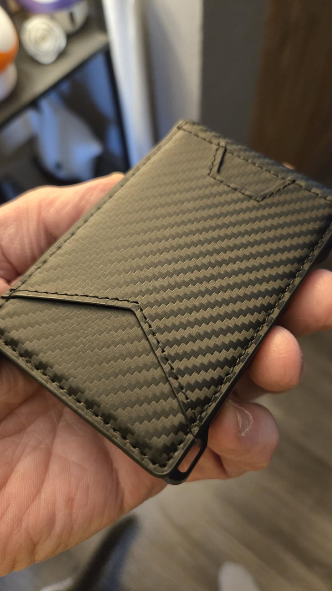 Wallet for Men RFID Wallet with 2 ID Windows & Money Clip, Slim Card Holder customer photo 2