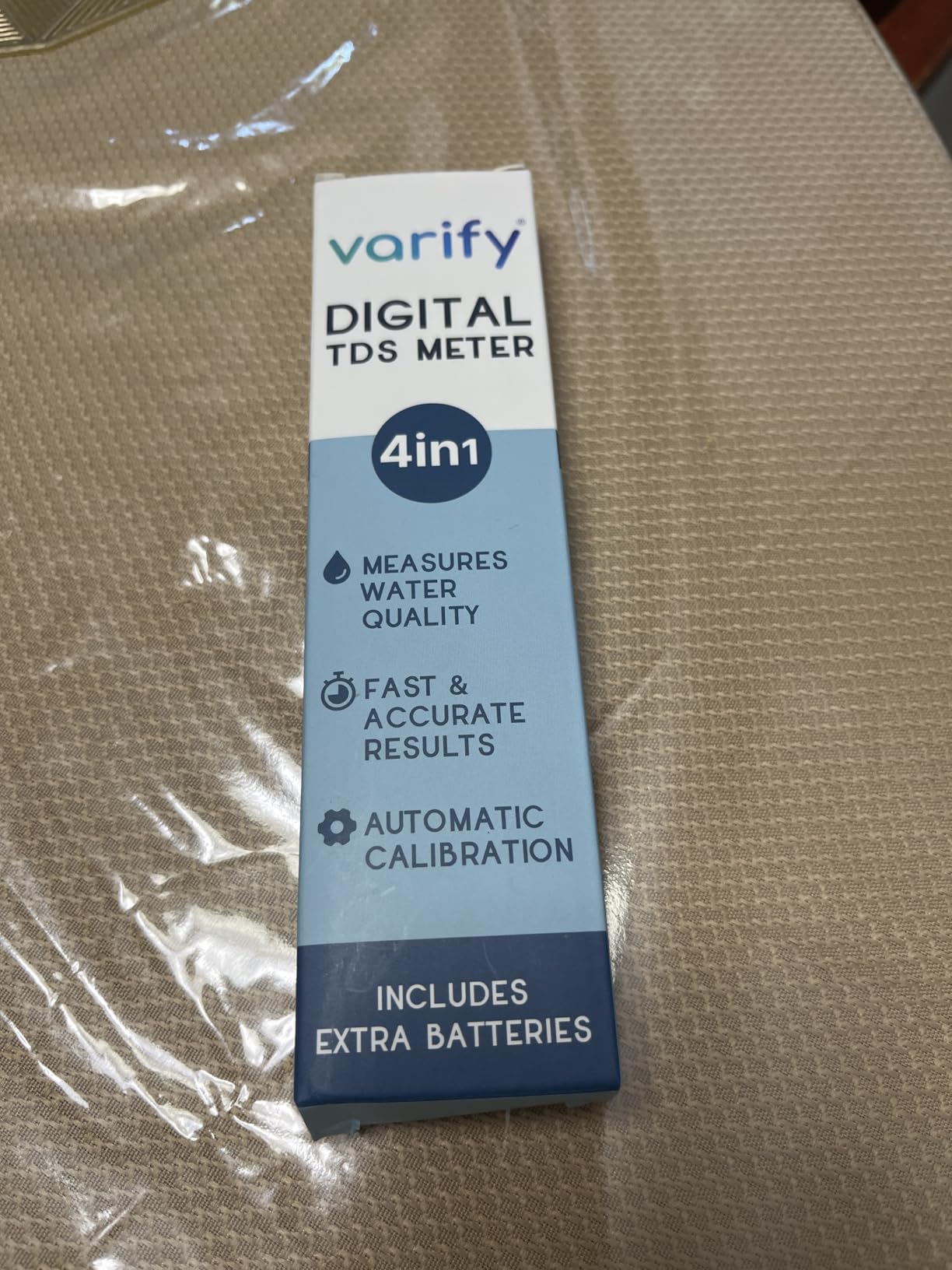 Varify TDS Meter Digital Water Tester for Drinking Water Instant 4in1 Test | Extra Batteries Included, Instant Results, Aquarium Safe, Hydroponics Ready, Portable Design, Accurate PPM Readings customer photo 1