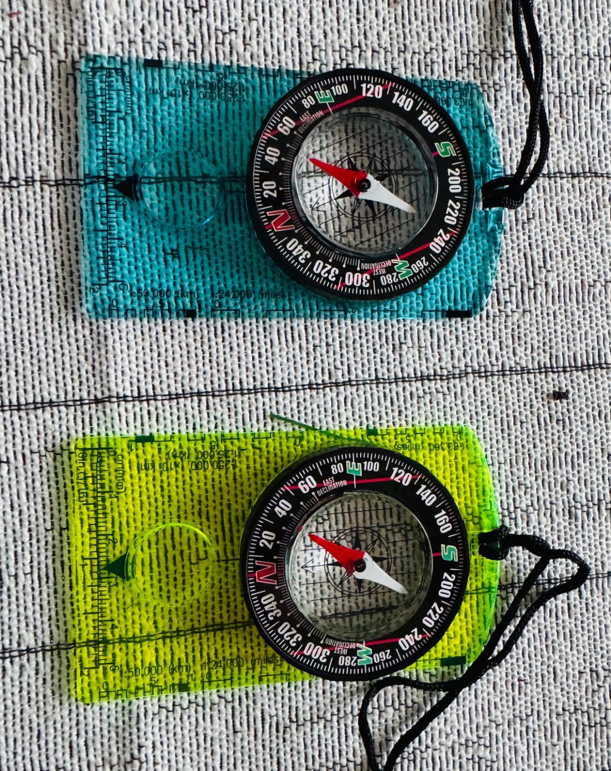 Compass Military Grade, Precision Navigation Compass for Hiking | Aluminum Alloy, Bubble-Free Liquid Capsule, Tritium & Luminous Markers, Lensatic Sight, Carry Pouch & Lanyard customer photo 2