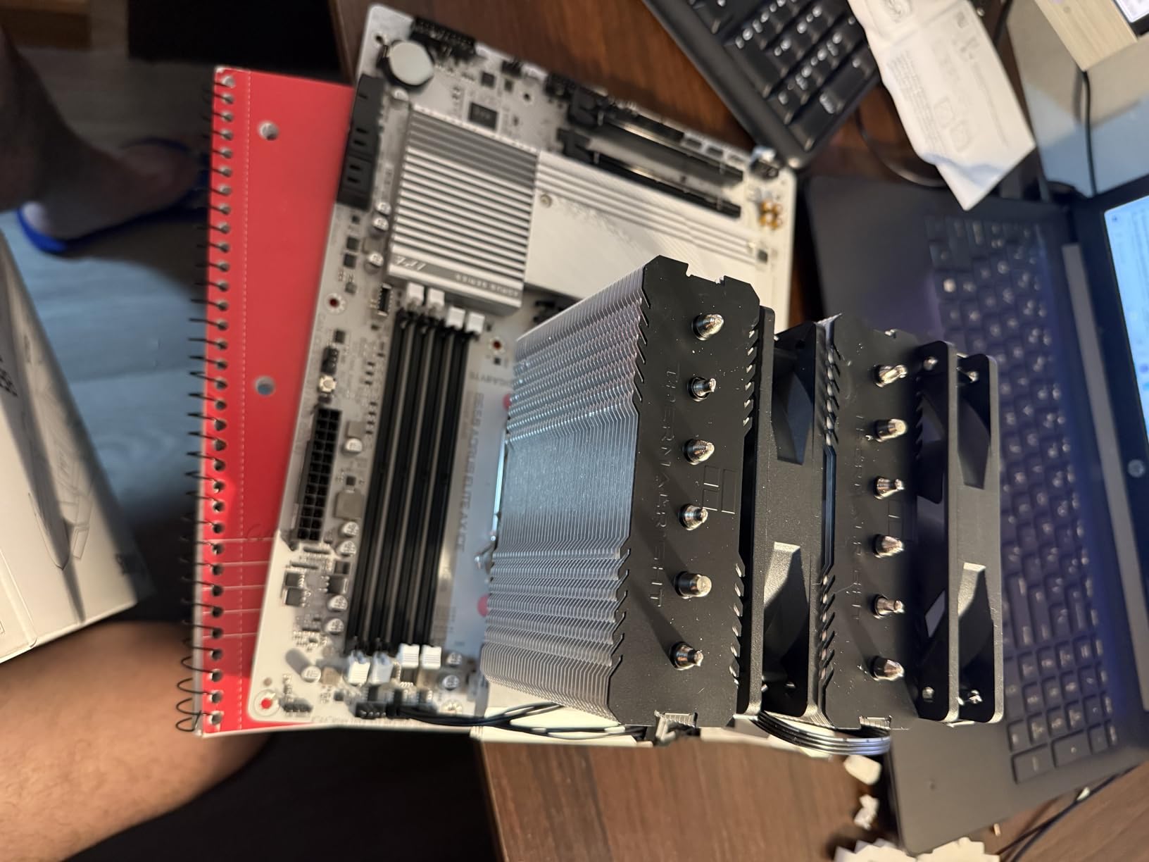 AMD 7700X Processor with GIGABYTE B650 AORUS Elite AX ICE Motherboard | Micro Center CPU Motherboard Combo, Ryzen 7, AM5, DDR5, PCIe 5.0, Triple M.2, USB 3.2 Gen2X2 Type-C, WiFi 6E, ATX customer photo 1