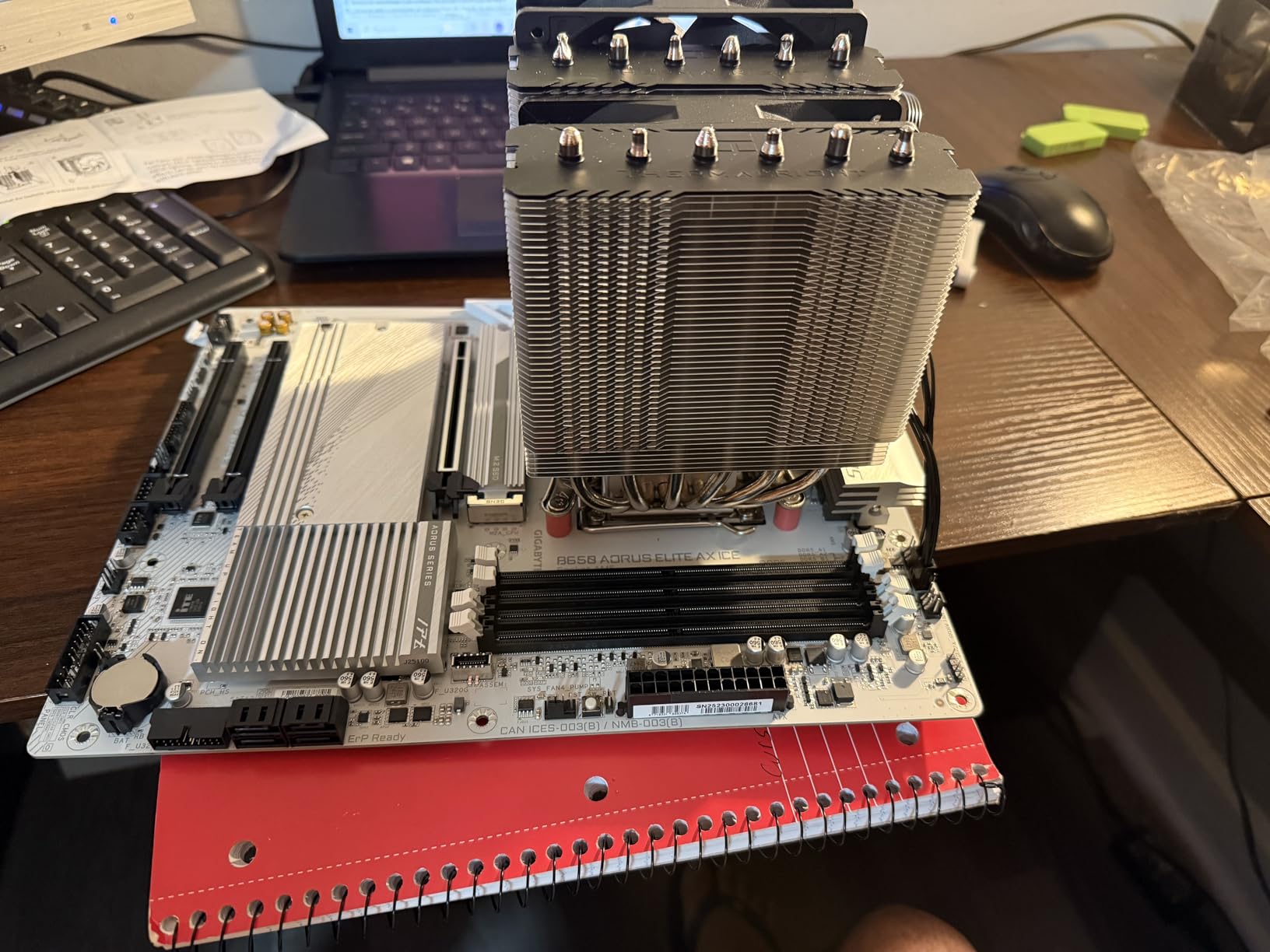 AMD 7700X Processor with GIGABYTE B650 AORUS Elite AX ICE Motherboard | Micro Center CPU Motherboard Combo, Ryzen 7, AM5, DDR5, PCIe 5.0, Triple M.2, USB 3.2 Gen2X2 Type-C, WiFi 6E, ATX customer photo 2