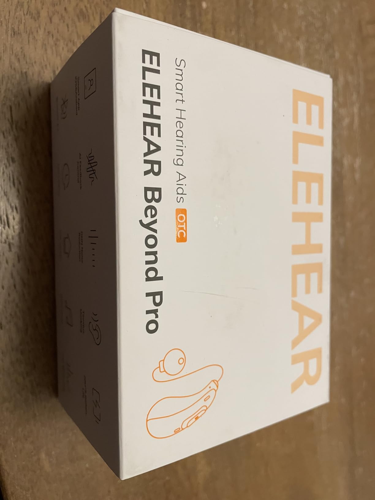 ELEHEAR Beyond Pro OTC Hearing Aids, Bluetooth Rechargeable, Premium Sound | 50dB Enhancement, VocClear 2.0 AI, 30% Clearer Speech, Bluetooth 5.3 App, Music Mode, 100 hours Total Battery, Champagne Gold customer photo 2