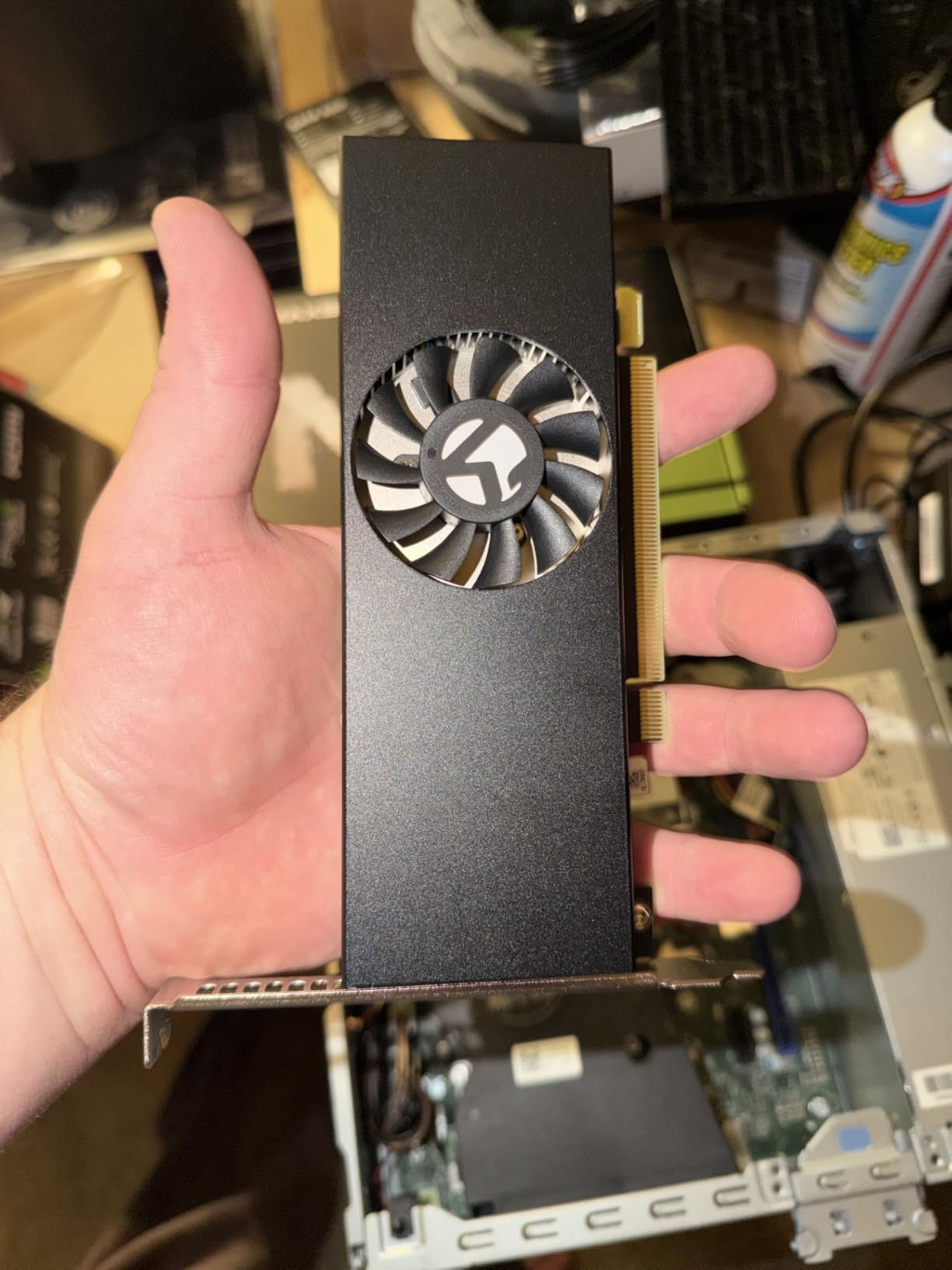 maxsun GeForce RTX 3050 6GB Graphics Cards GDDR6 Video Graphics Card GPU for Gaming PC Mini Small Form Factor SSF Slim Low Profile Design PCI Express 4.0, HDMI 2.1, DisplayPort 1.4a customer photo 2
