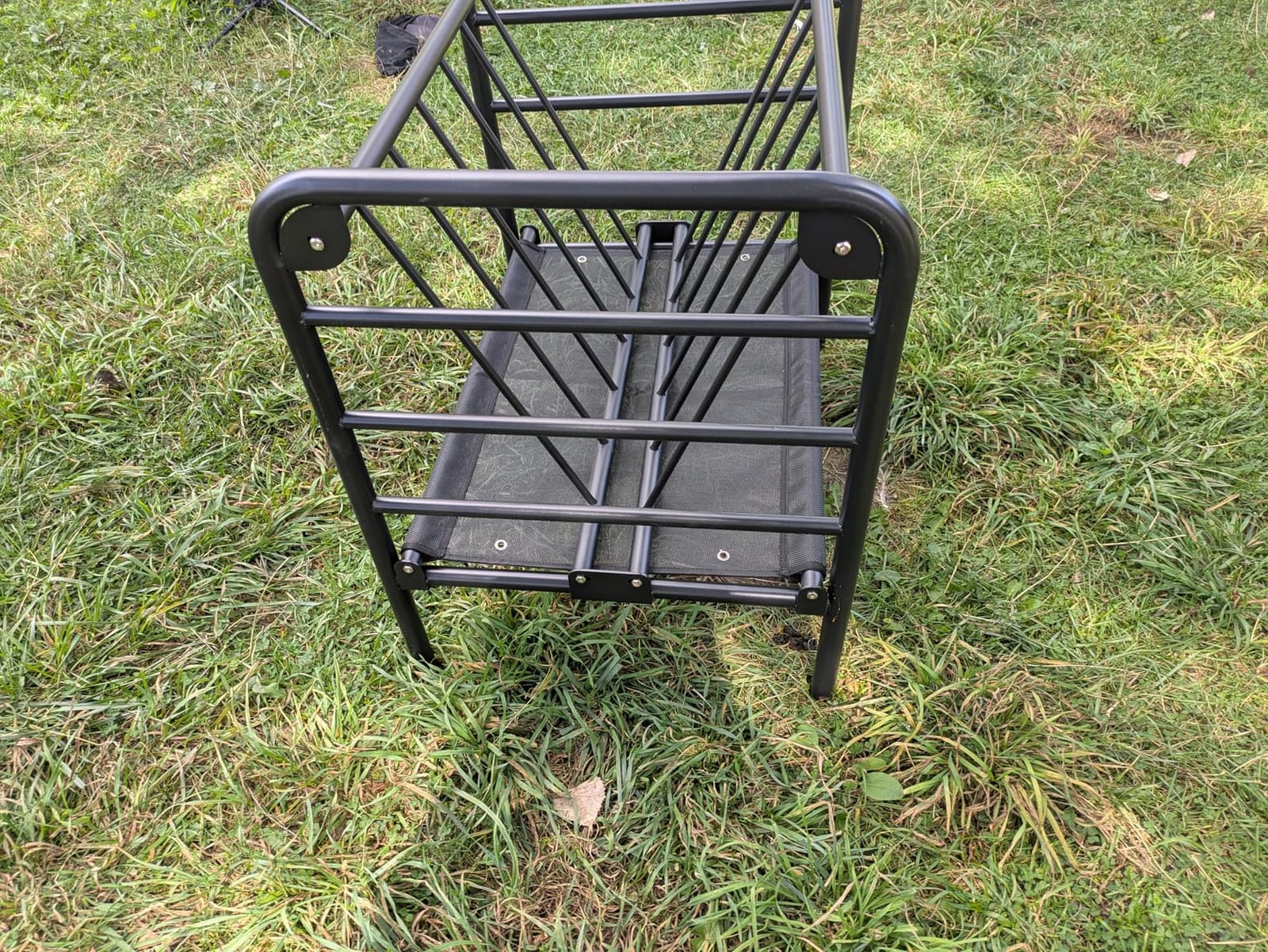 Livestock Hay Feeder 35 Gallon | Heavy Duty Livestock Feeder, Pasture Feeder, Metal Hay Feeder for Mini Horse, Ponies, Goats and Sheep for Hay Feeding customer photo 2